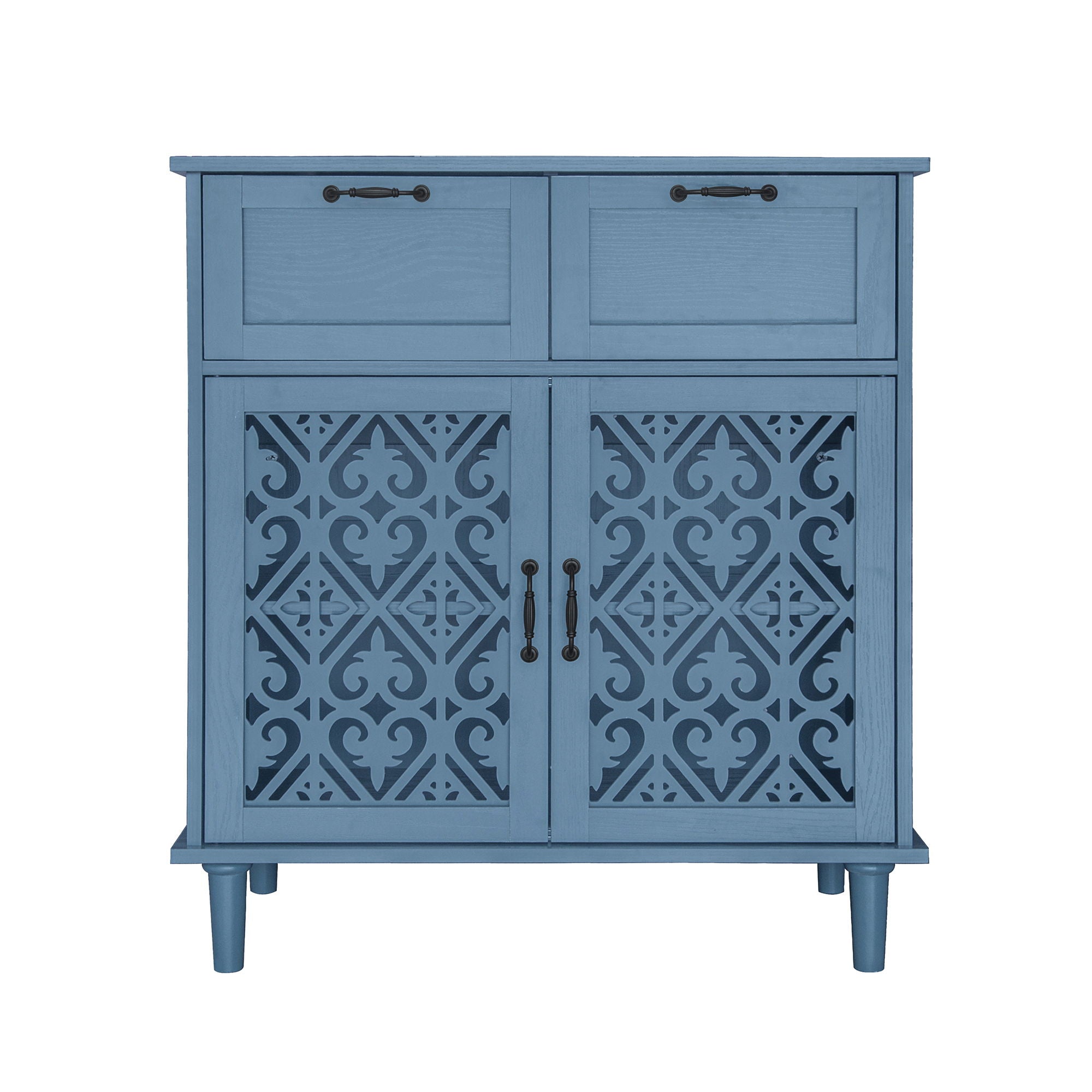 2 Door 2 Drawer Elegant Cabinet