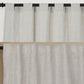 Newport Unlined Window Curtains for Bedroom, Linen Curtains for Living Room, 108 Inches Long Curtains for Living Room, Greige