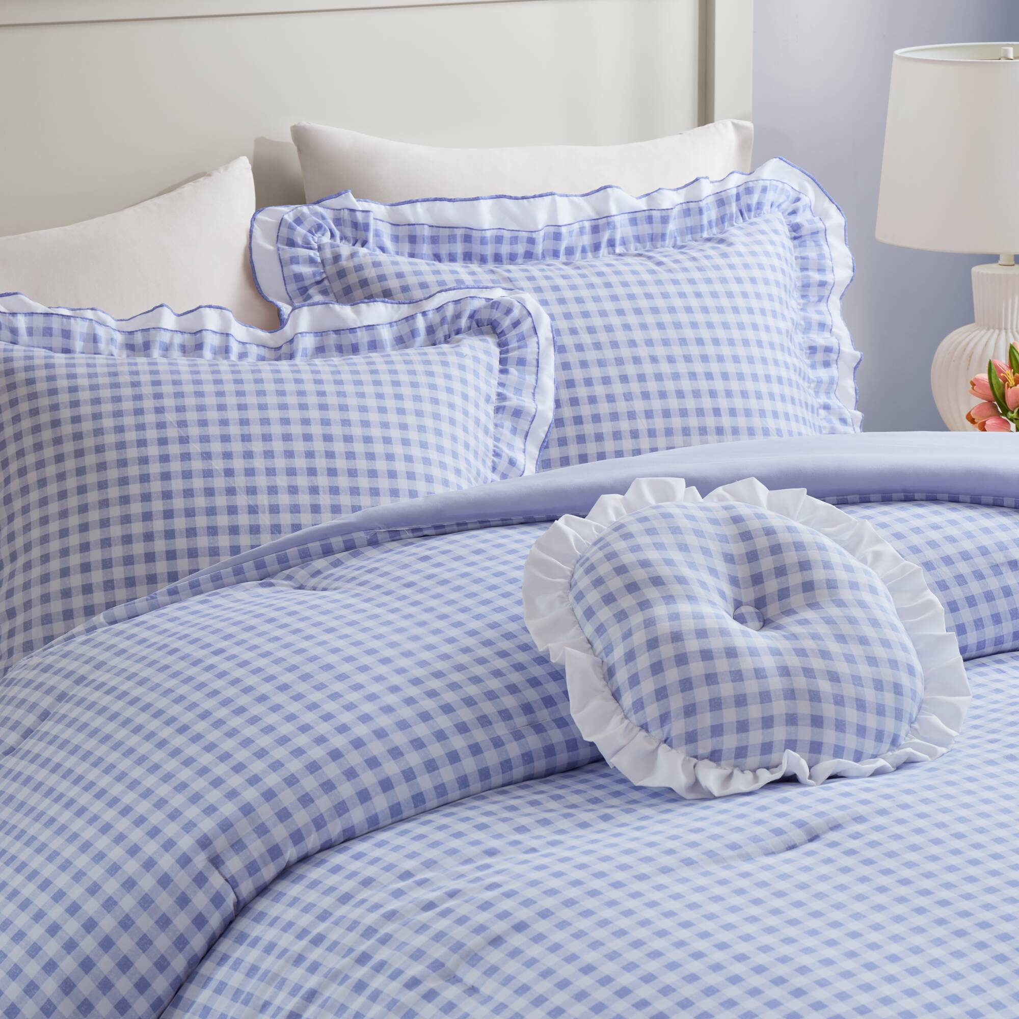 Rowena - Comforter Set - Blue