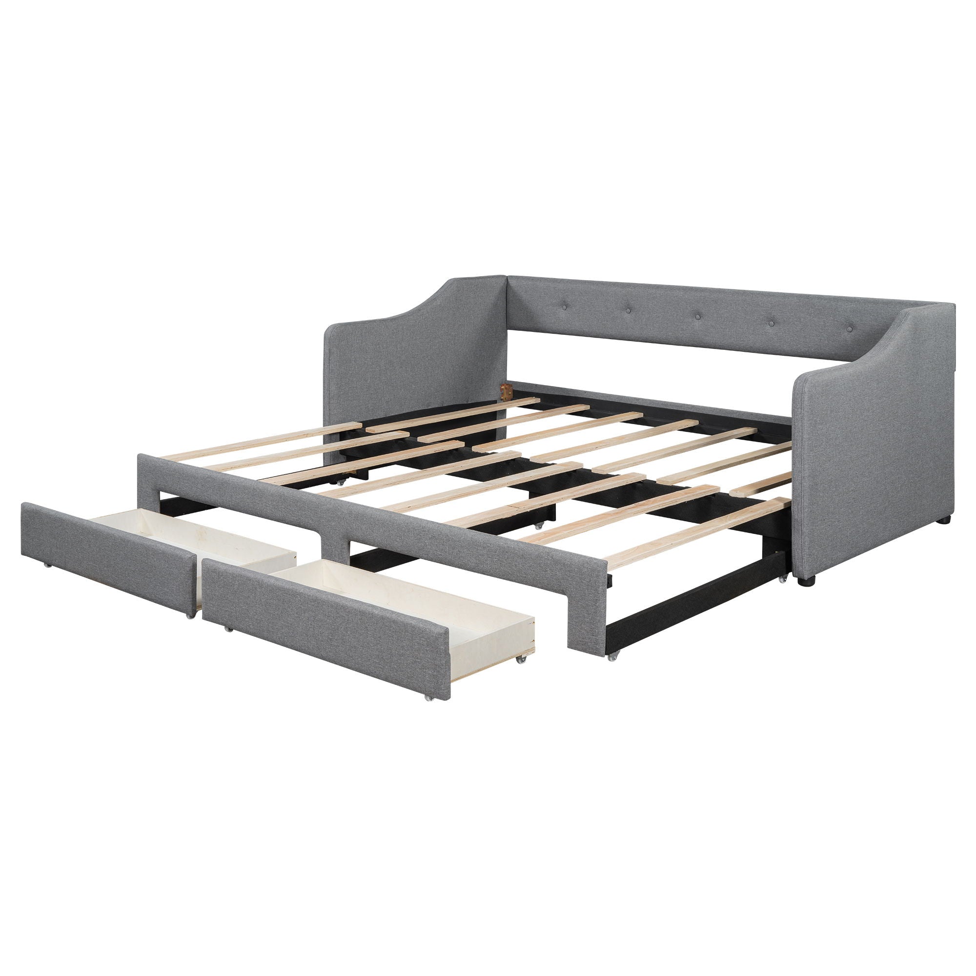 Upholstered Daybed With 2 Drawers