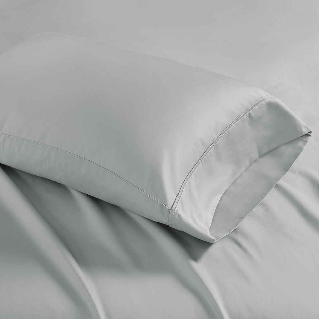 1500 Thread Count - King Blend Pillowcases (Set of 2) - Gray