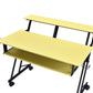 ACME Suitor Computer Desk, Yellow & Black 92904