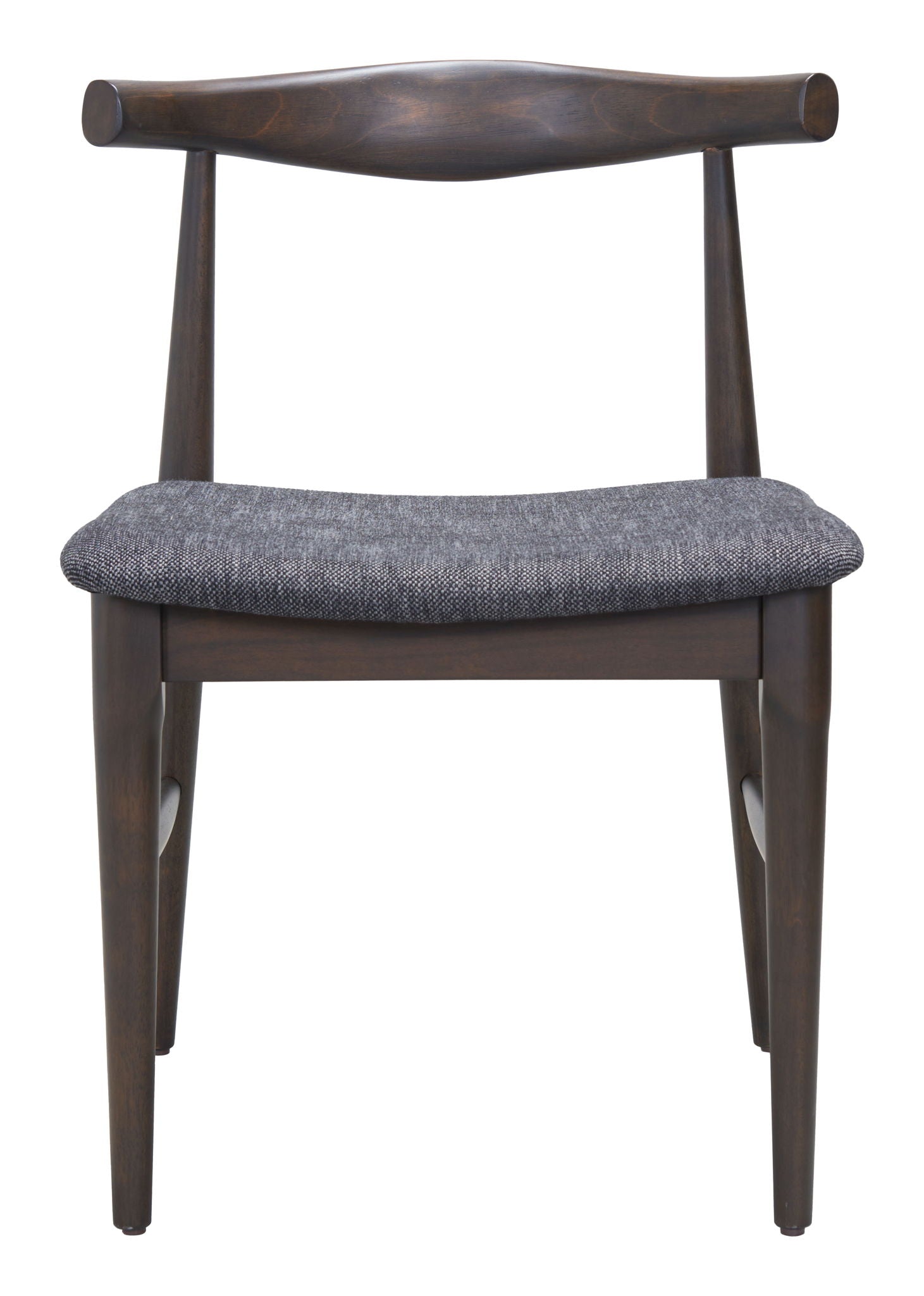 Tuzka - Dining Chair (Set of 2) - Gray / Espresso