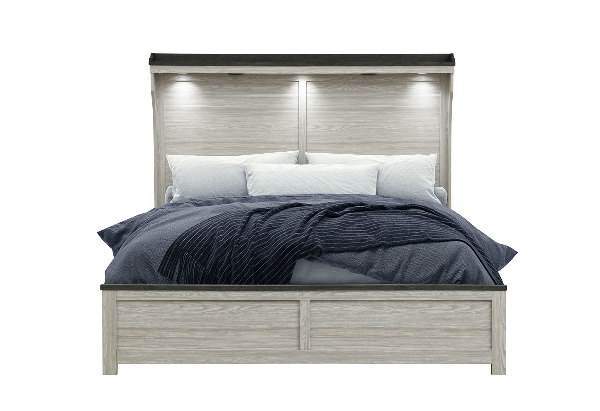 Ashley - King Bed Footboard Slats - Brown