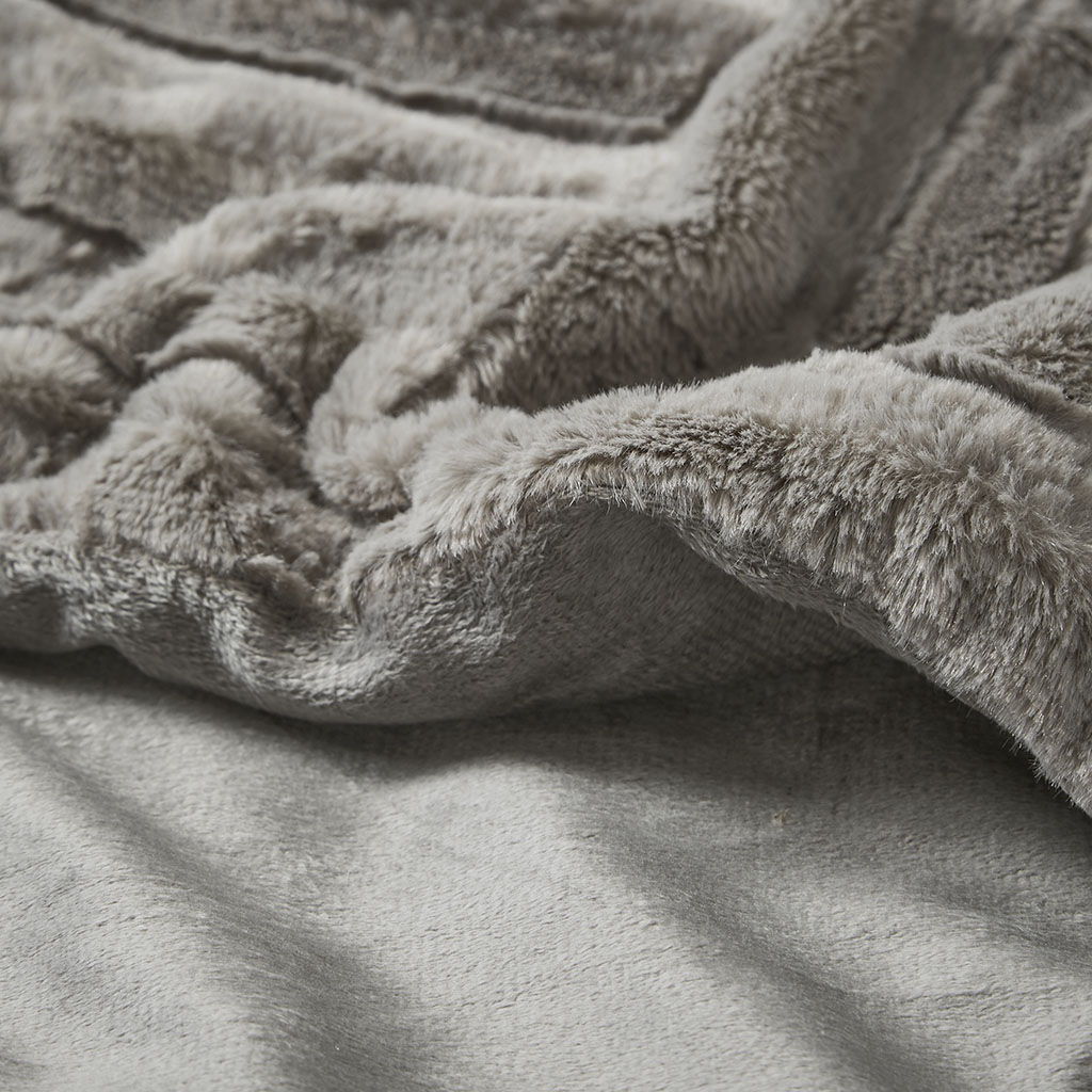 Arctic - Ultra Down Alternative Throw - Gray
