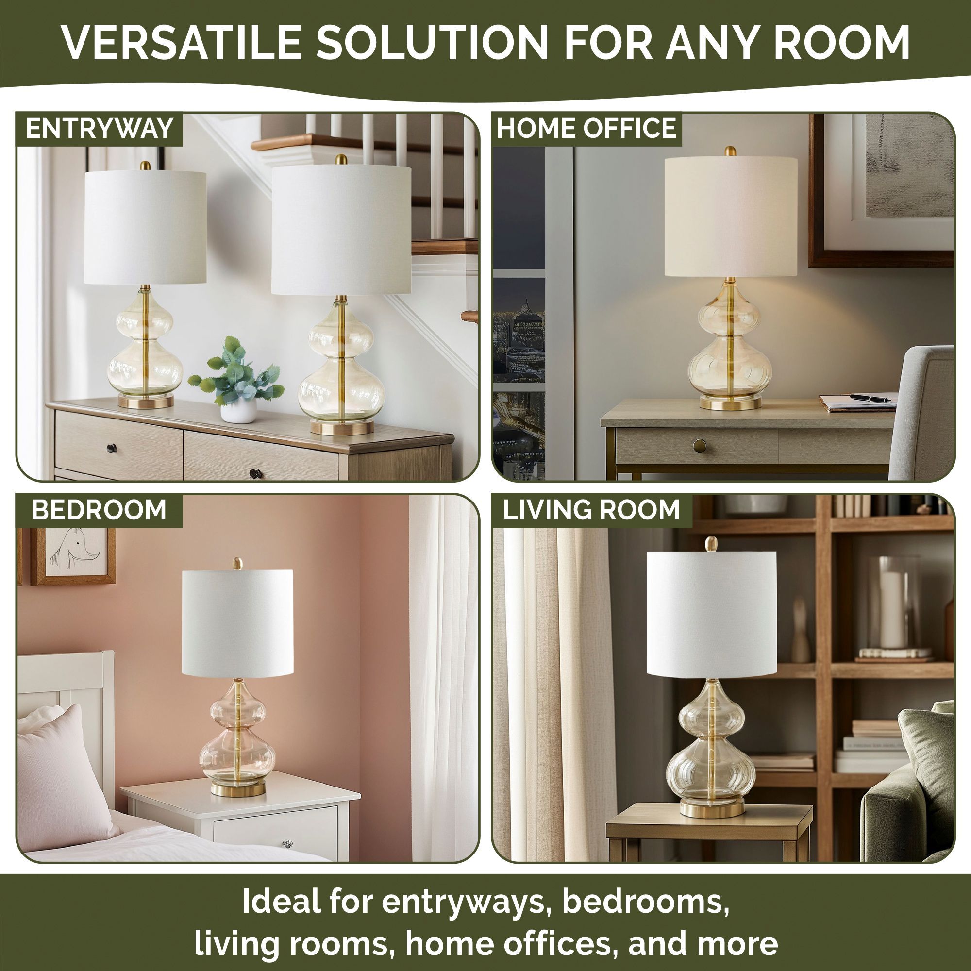 Ellipse - Table Lamp (Set of 2) - Blue