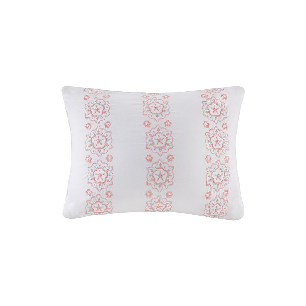 Loretta - Comforter And Sheet Set - Coral