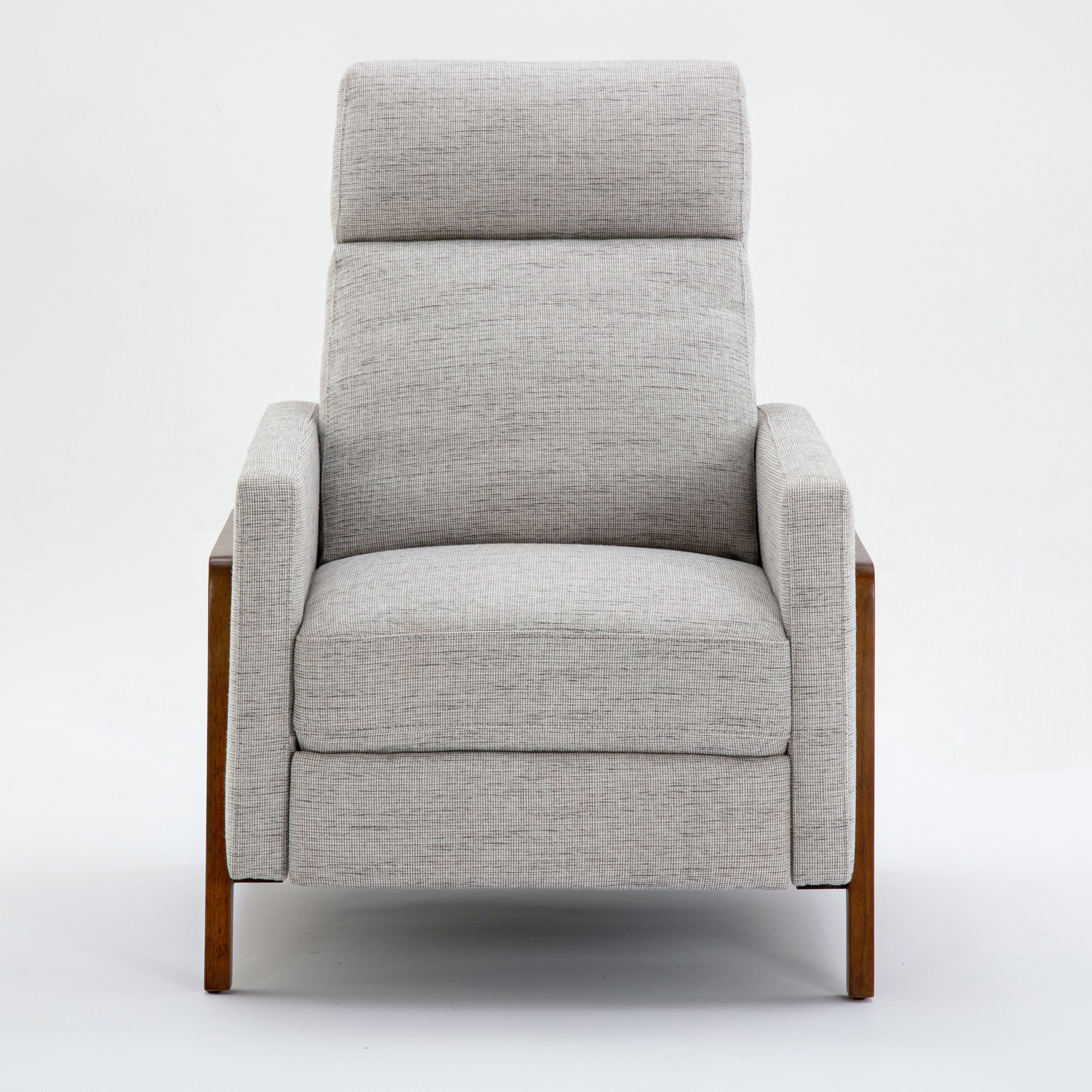 Vivian Push Back Recliner in Performance Fabric - Sea Oat