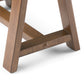 Sawhorse - Writing Desk - Medium Saddle Brown