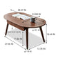 Capsule centre table Low table Table with drawers 100% solid wood Top board Desk Coffee table W 120 x D 52 x H 46 cm Study table Work from home Easy to assemble Natural wood Natural writing desk