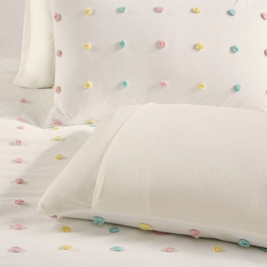 Callie - Pom Pom Duvet Cover Set - Multi
