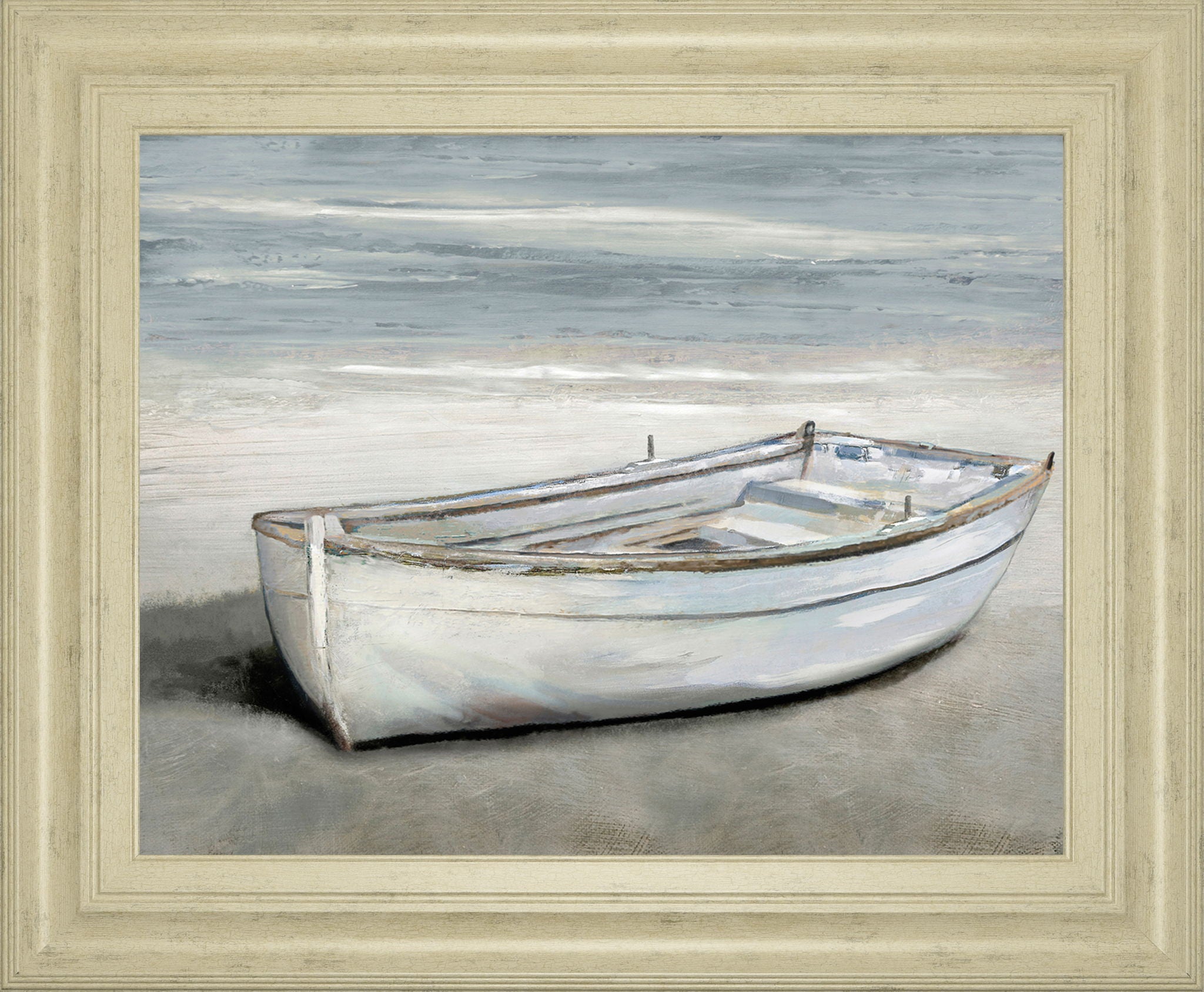 Beached By Mark Chandon - Framed Print Wall Art - Gray