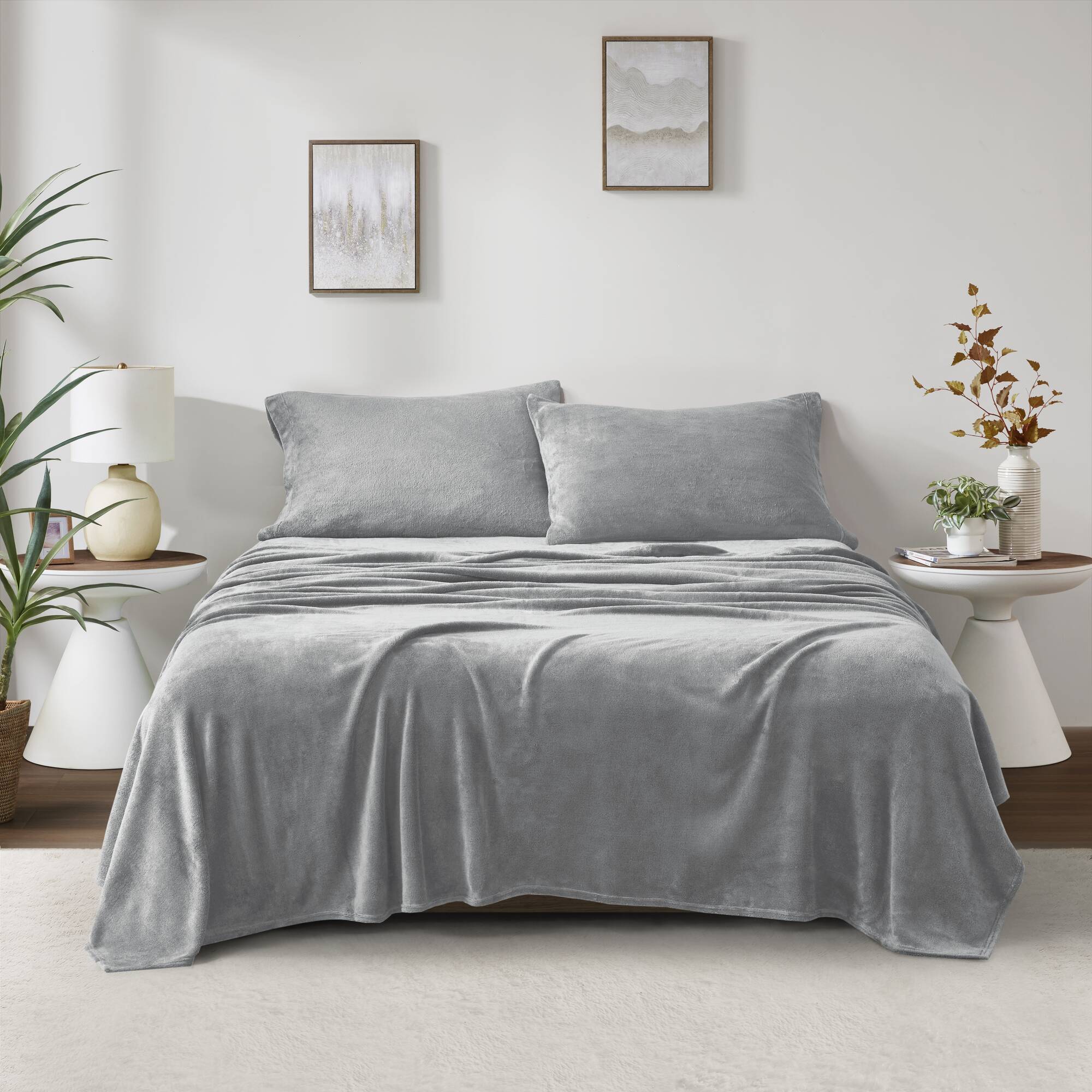 Soloft Plush - Sheet Set - Gray