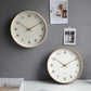 Nordic Solid Wood Simple Wall Clock Living Room Home Clock Decoration Silent Clock Fashionable Japanese Modern Light Luxury