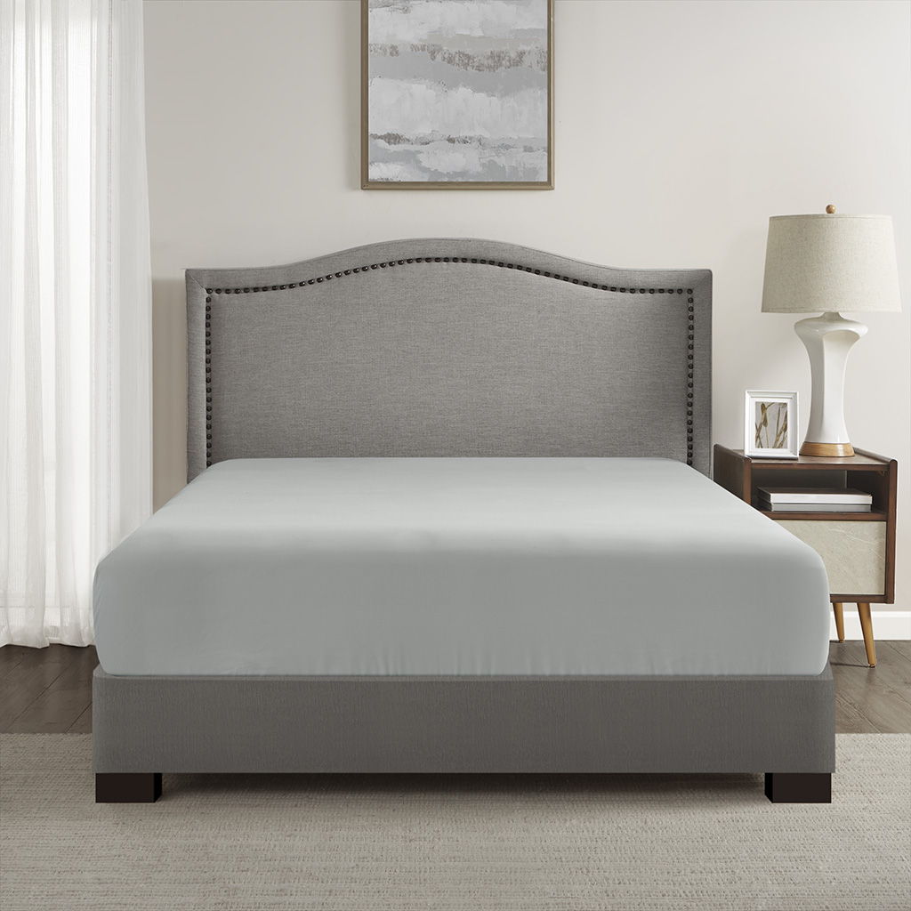 Microfiber Coolmax - California King Fitted Sheet - Gray
