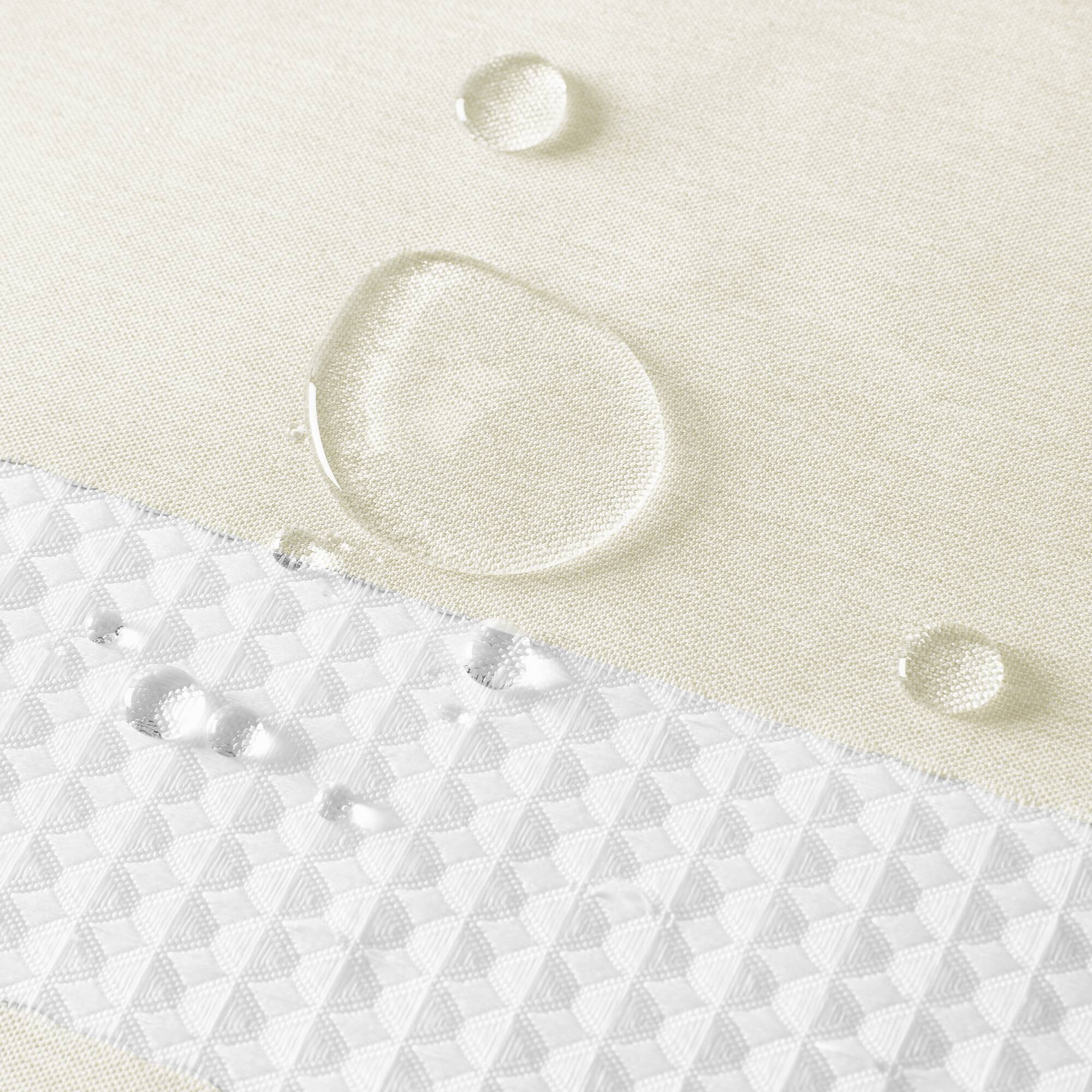 Spa Waffle - 72" x 84" Shower Curtain With 3M Treatment - Cream