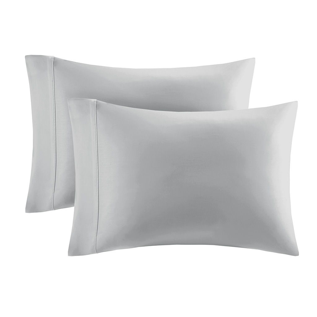 300 Thread Count Organic Cotton - Queen Deep Pocket Sheet Set - Gray