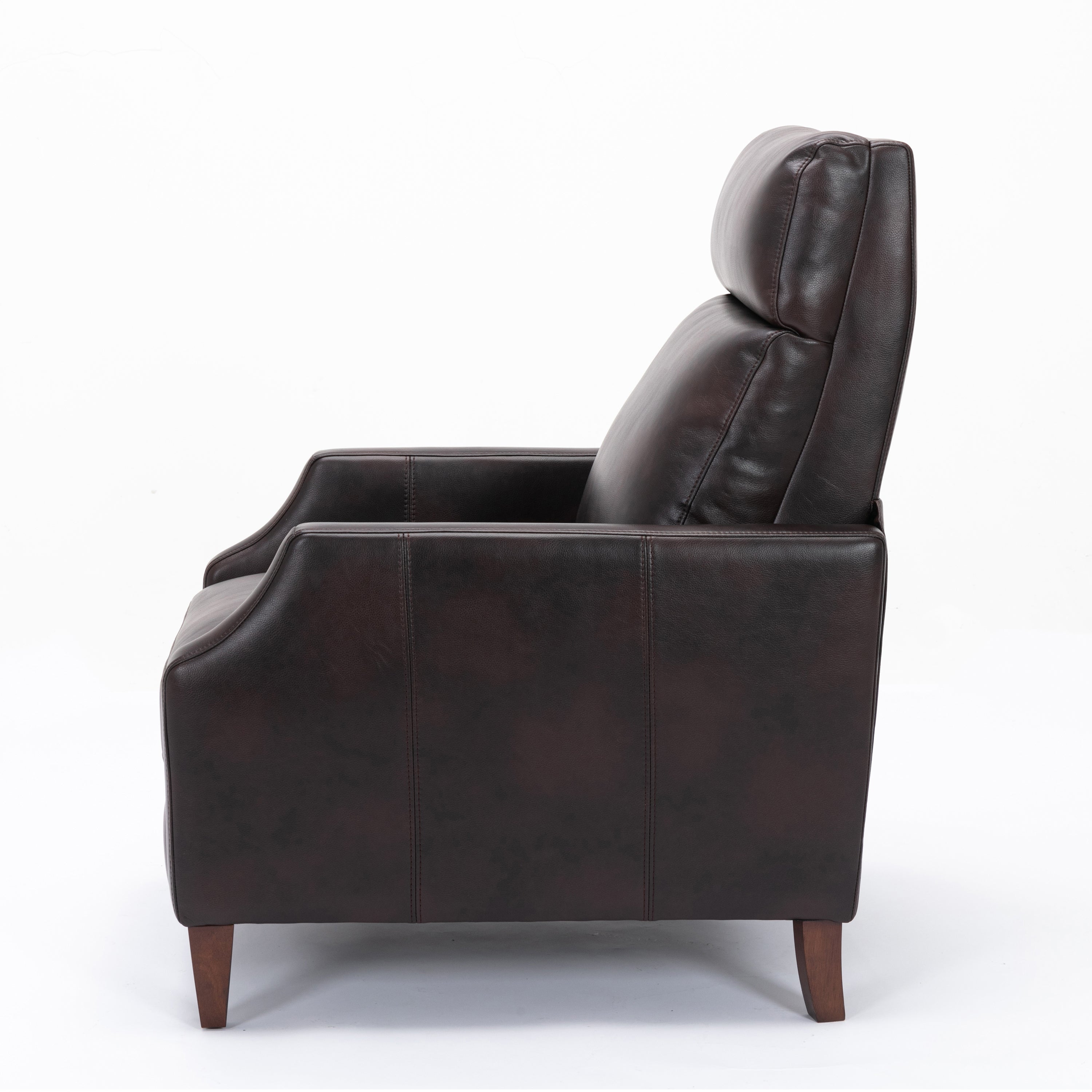 Biscoe Push Back Recliner - Burnished Brown