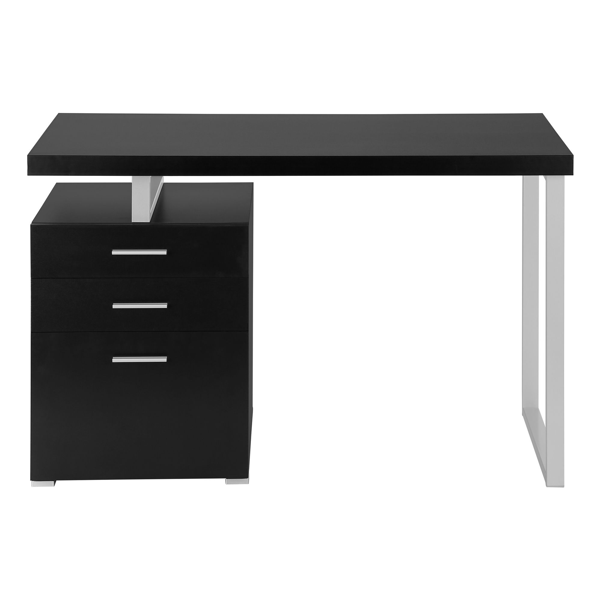 Computer Desk Left Right Set-Up Storage Drawers For Home Office