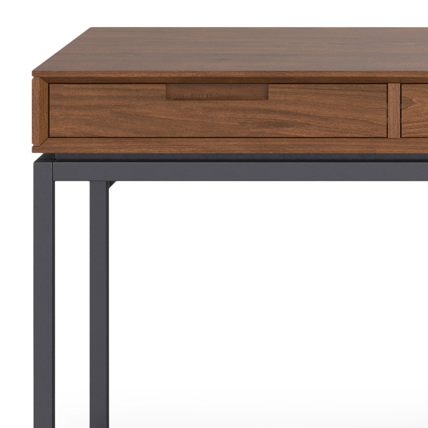 Banting - Mid Century Wide Desk - Walnut Veneer