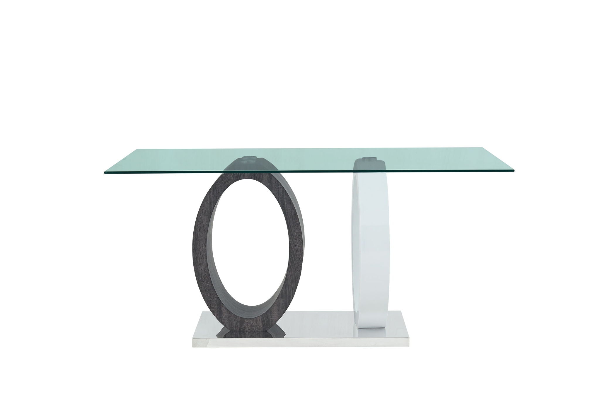 D1628 - Dining Table Base - Silver