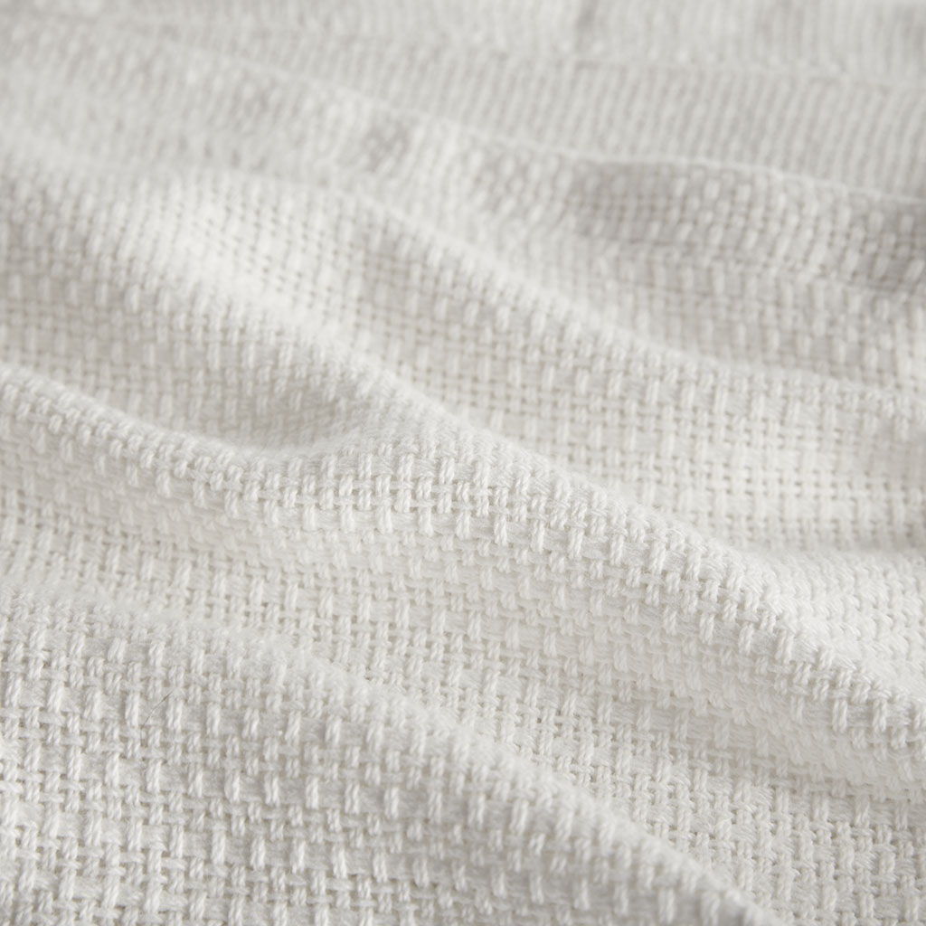 Freshspun Basketweave - Twin Blanket - Cream