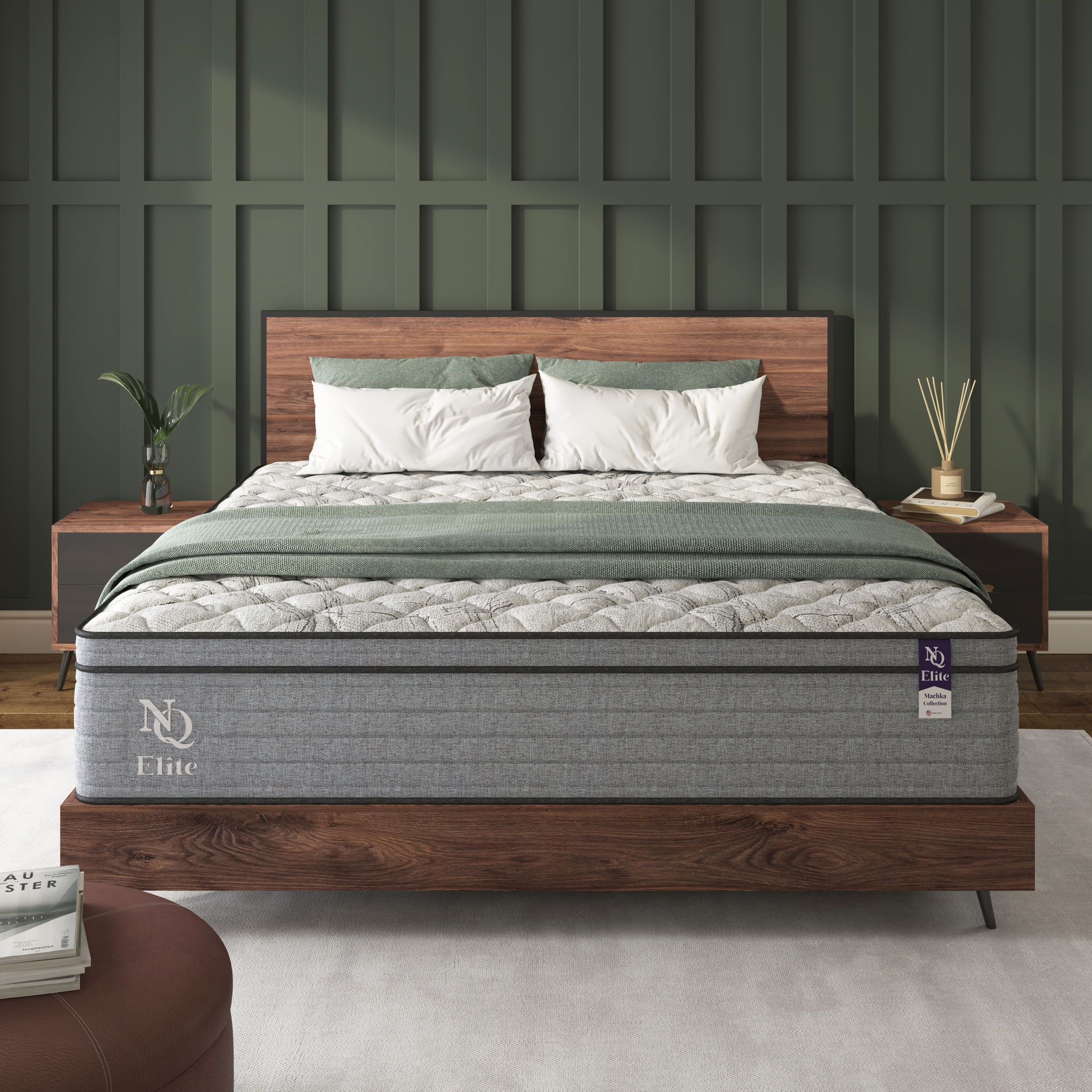 Elite Series Machka - 12" Cooling Gel Memory Foam Hybrid Mattress
