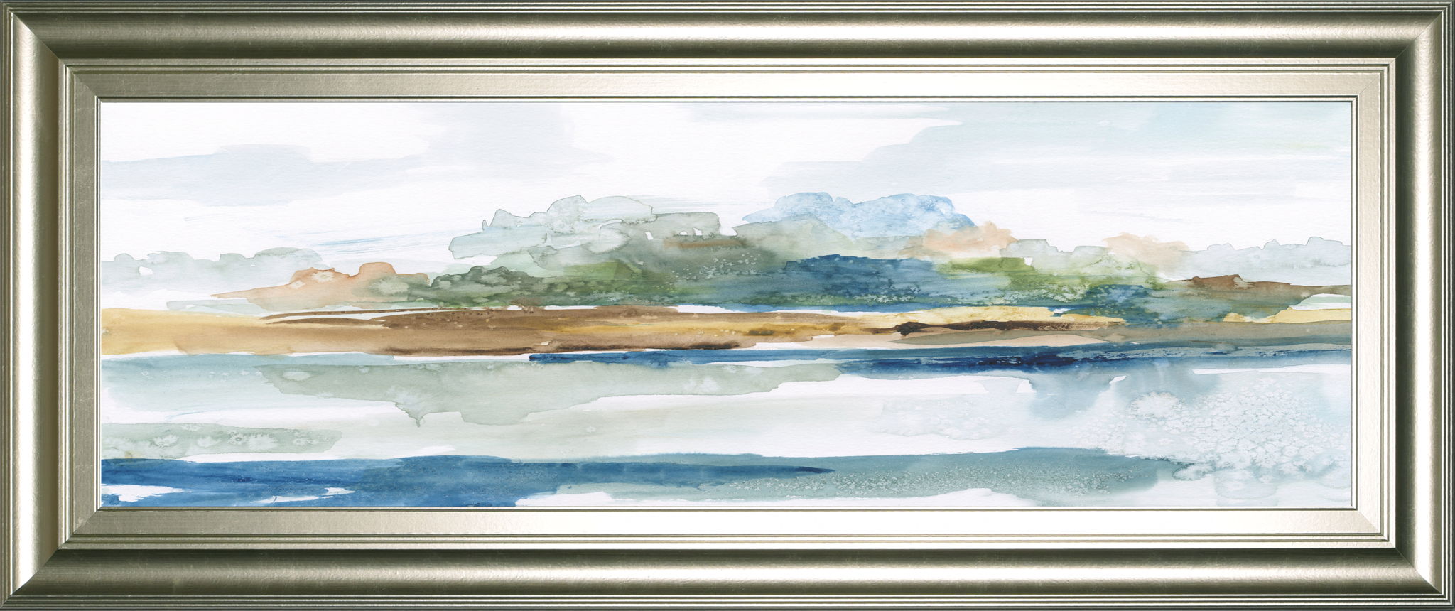Solace By Nan - Framed Print Wall Art - Beige