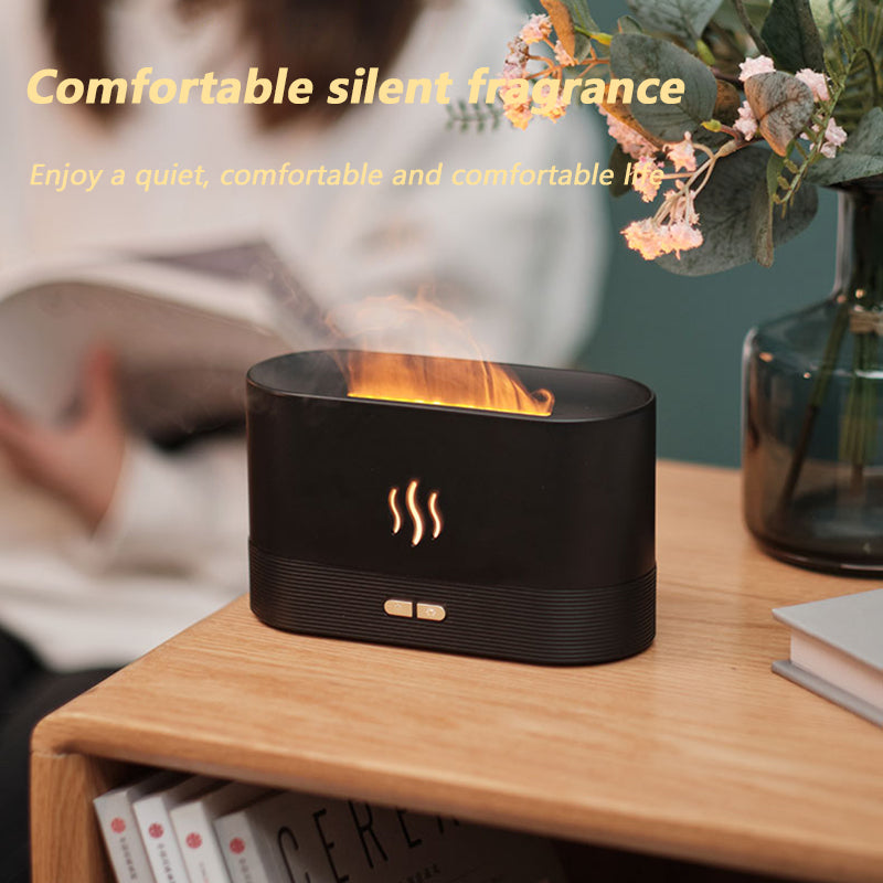 Flame Humidifier Can Add Aromatherapy Car Home Office Desk Intelligent Power Off Protection Humidifier