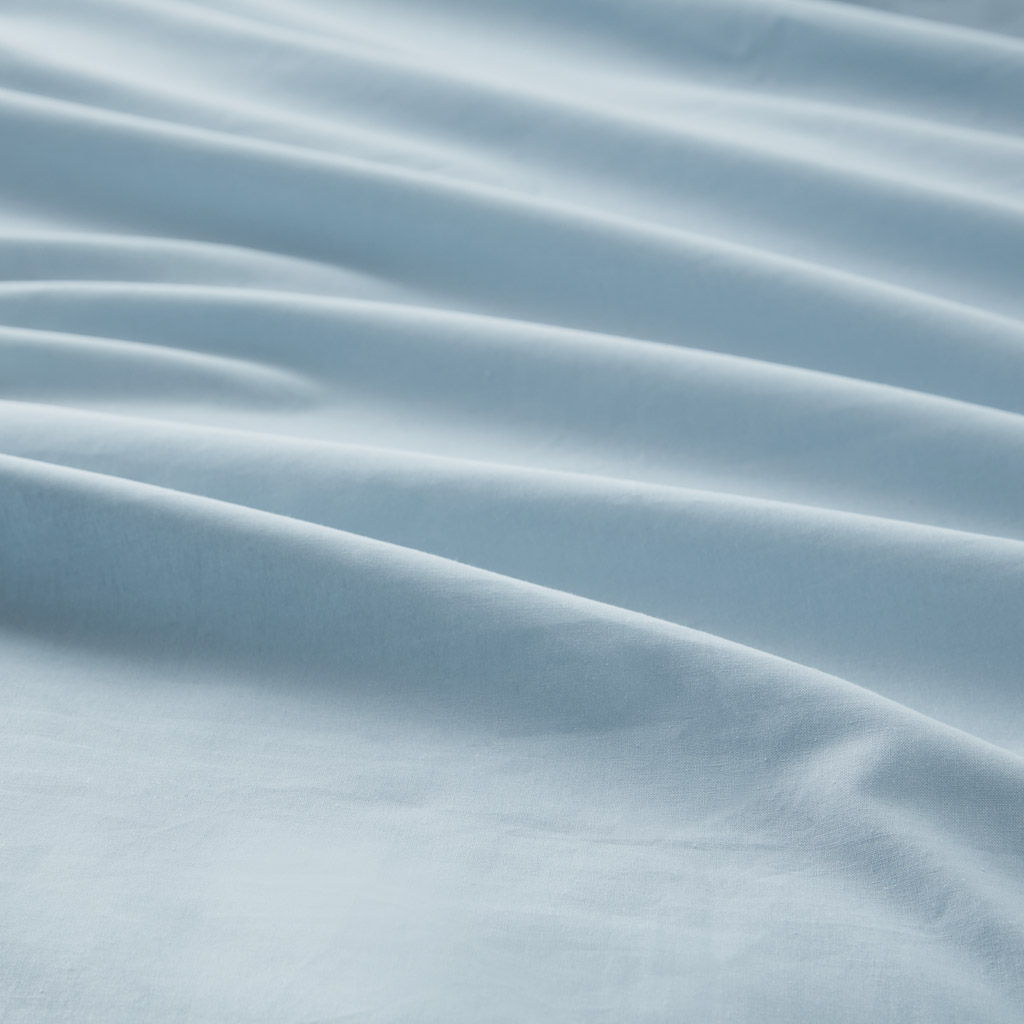 Cotton 144TC - King Solid Sheet Set - Light Blue