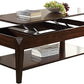 ACME Docila Coffee Table in Walnut 80660