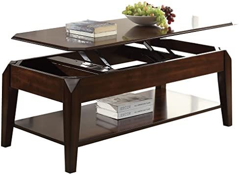 ACME Docila Coffee Table in Walnut 80660