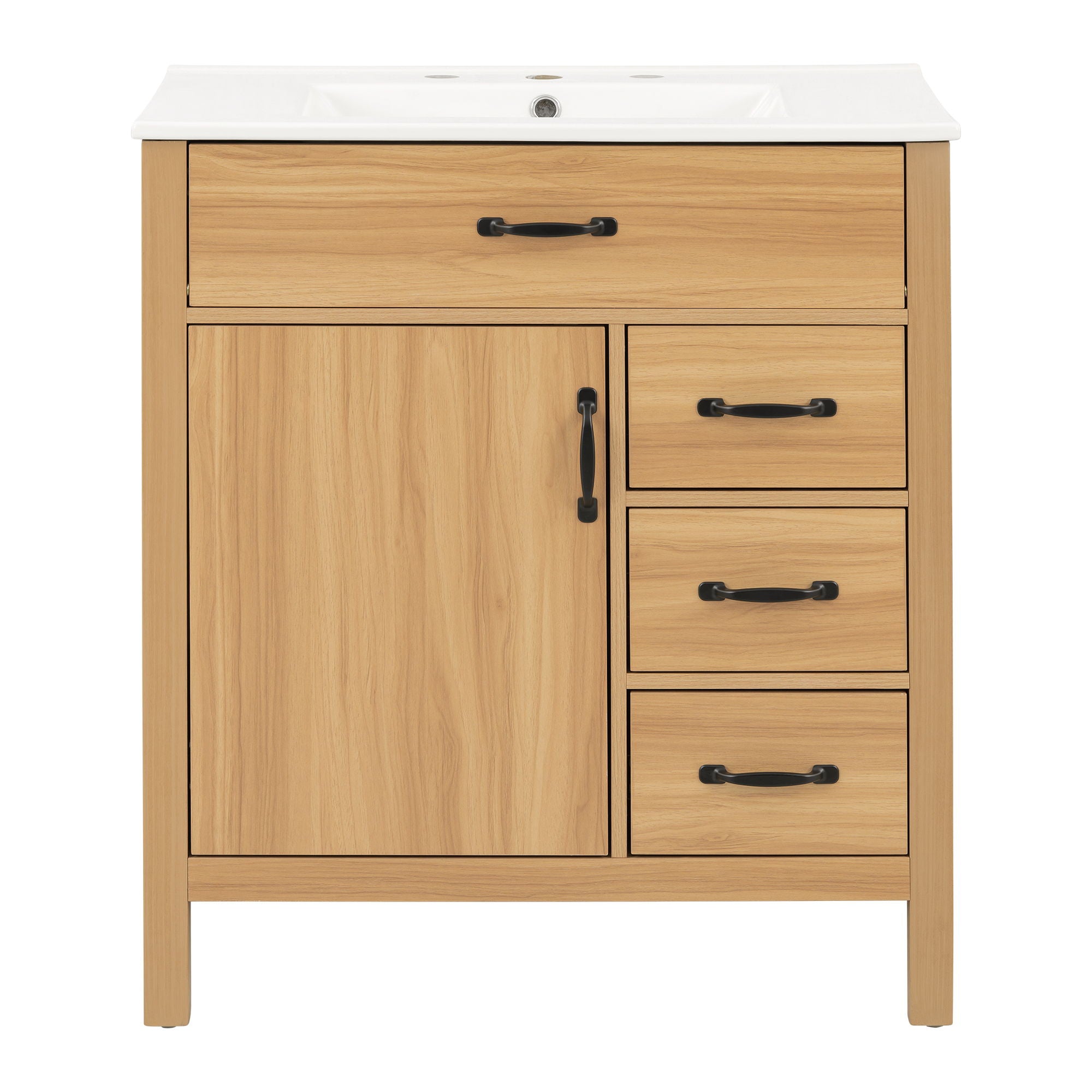 Modern Traditional Bathroom Vanity With Sink