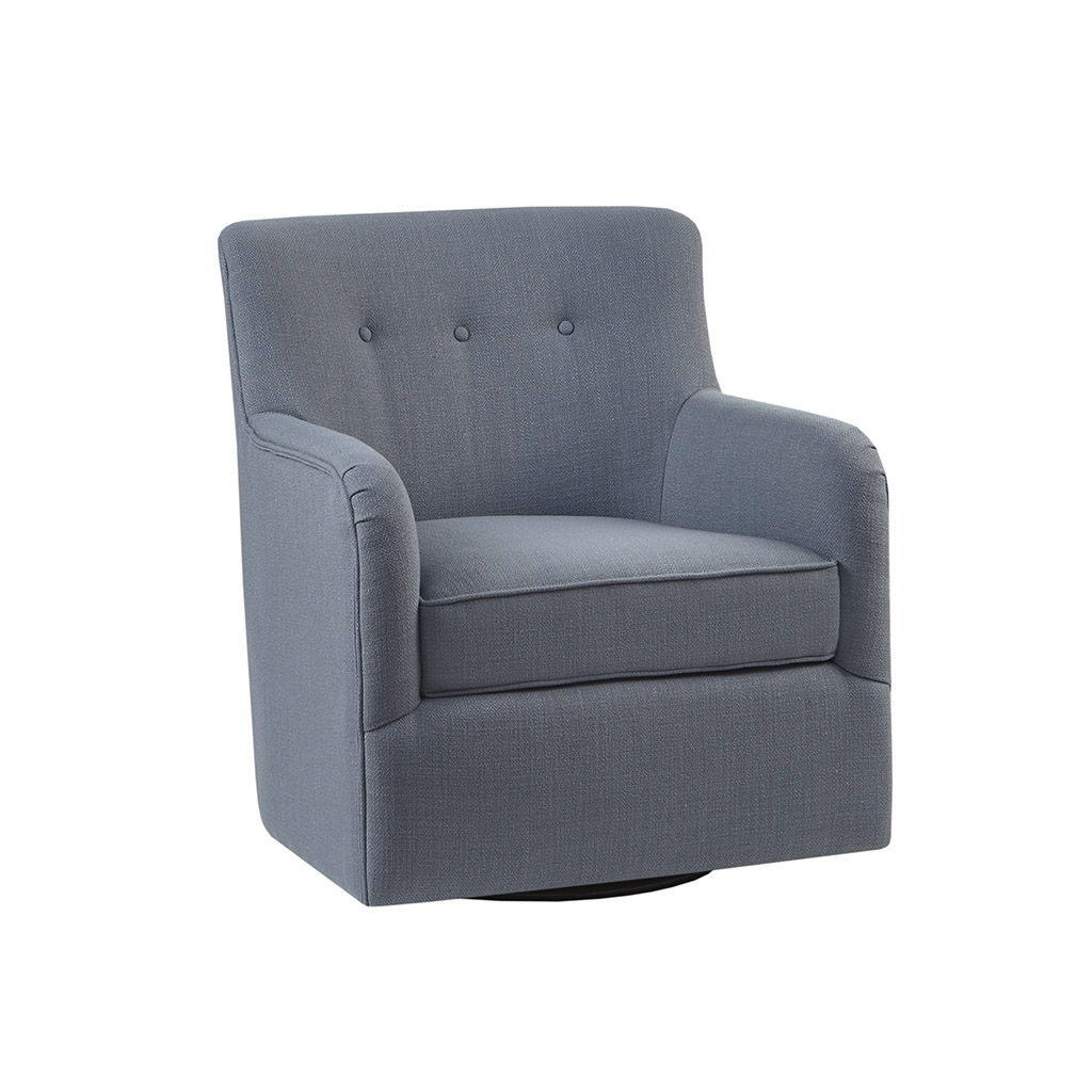 Adele - Swivel Chair - Blue