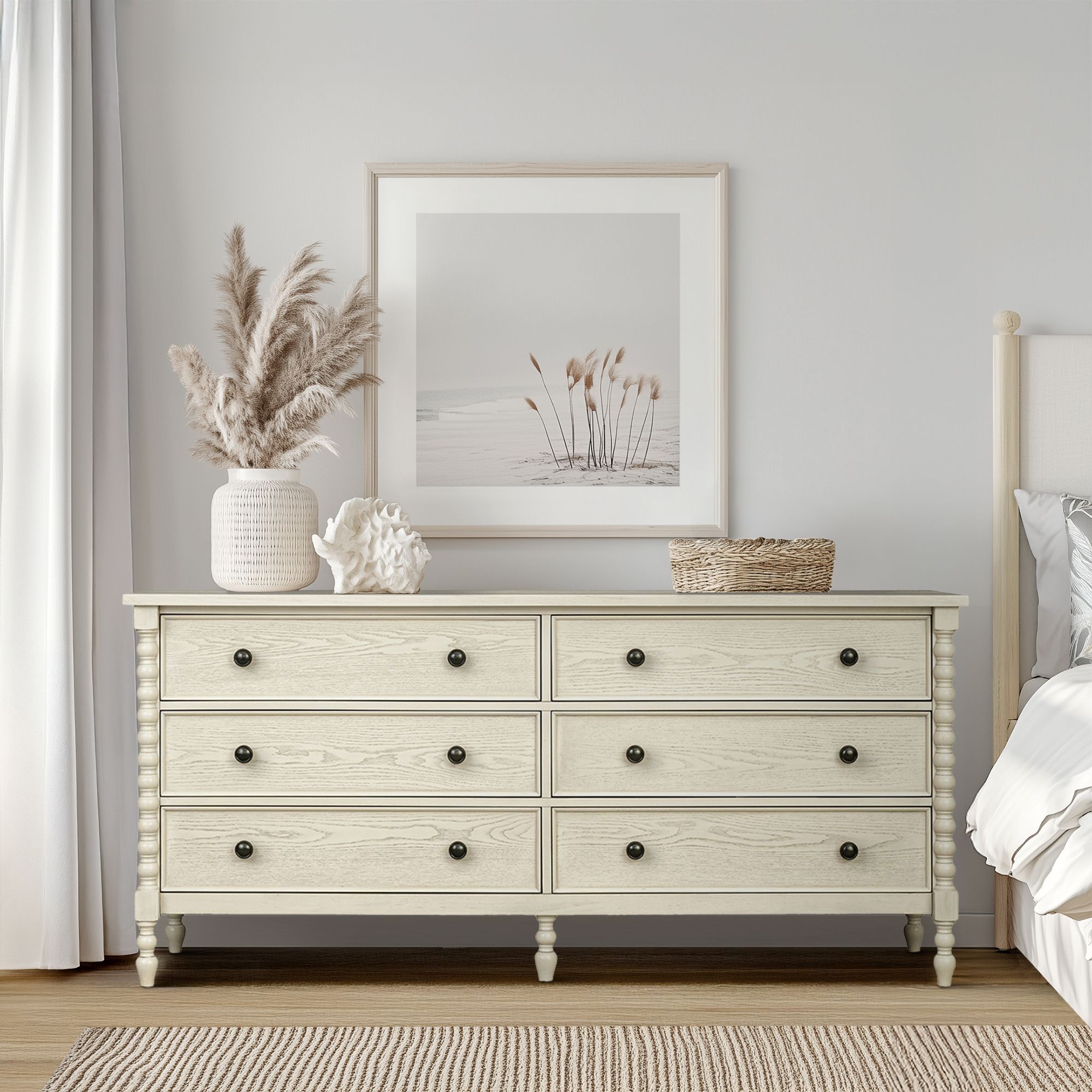 Beckett - Large Dresser - Antique Cream