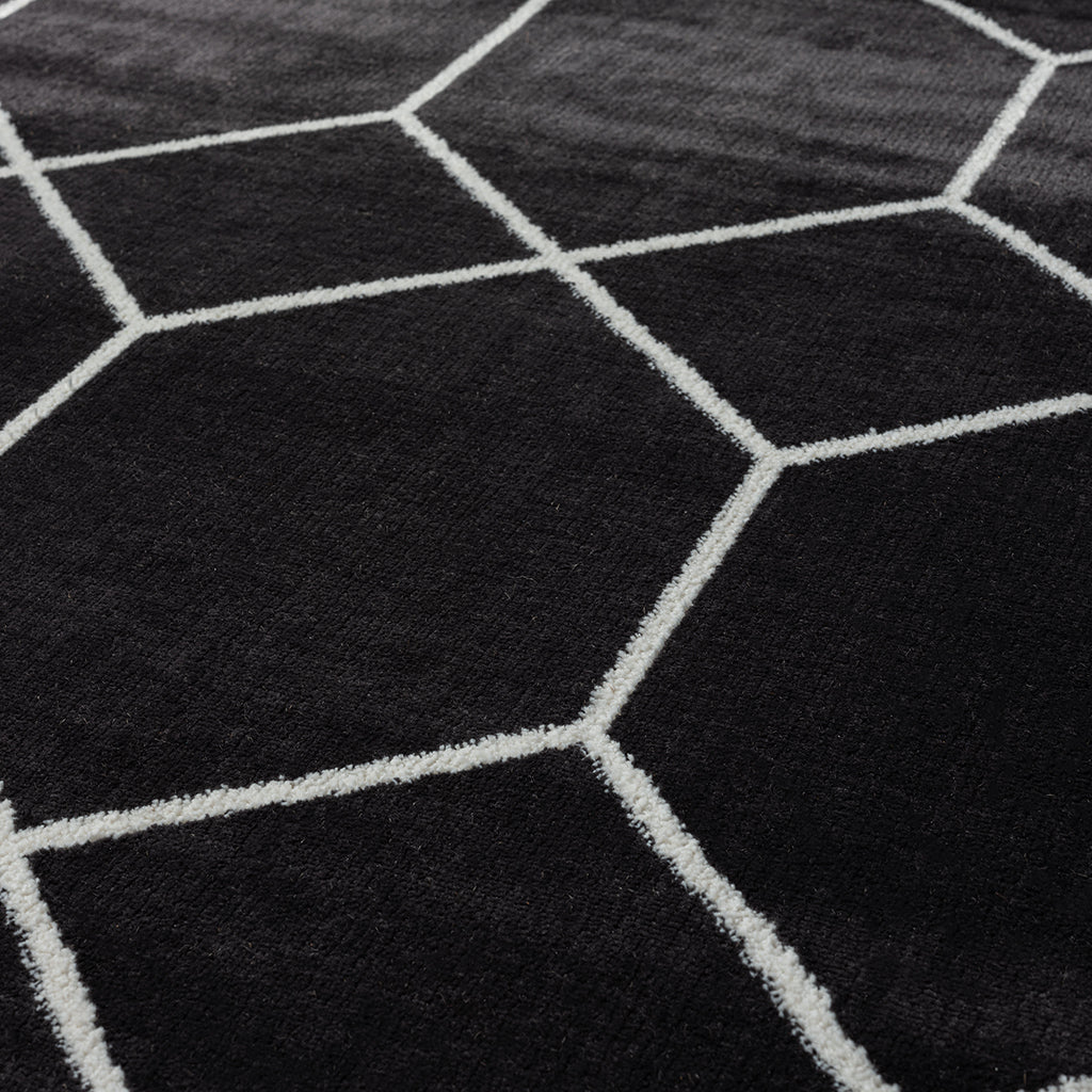 Trellis Geometric Woven Area Rug