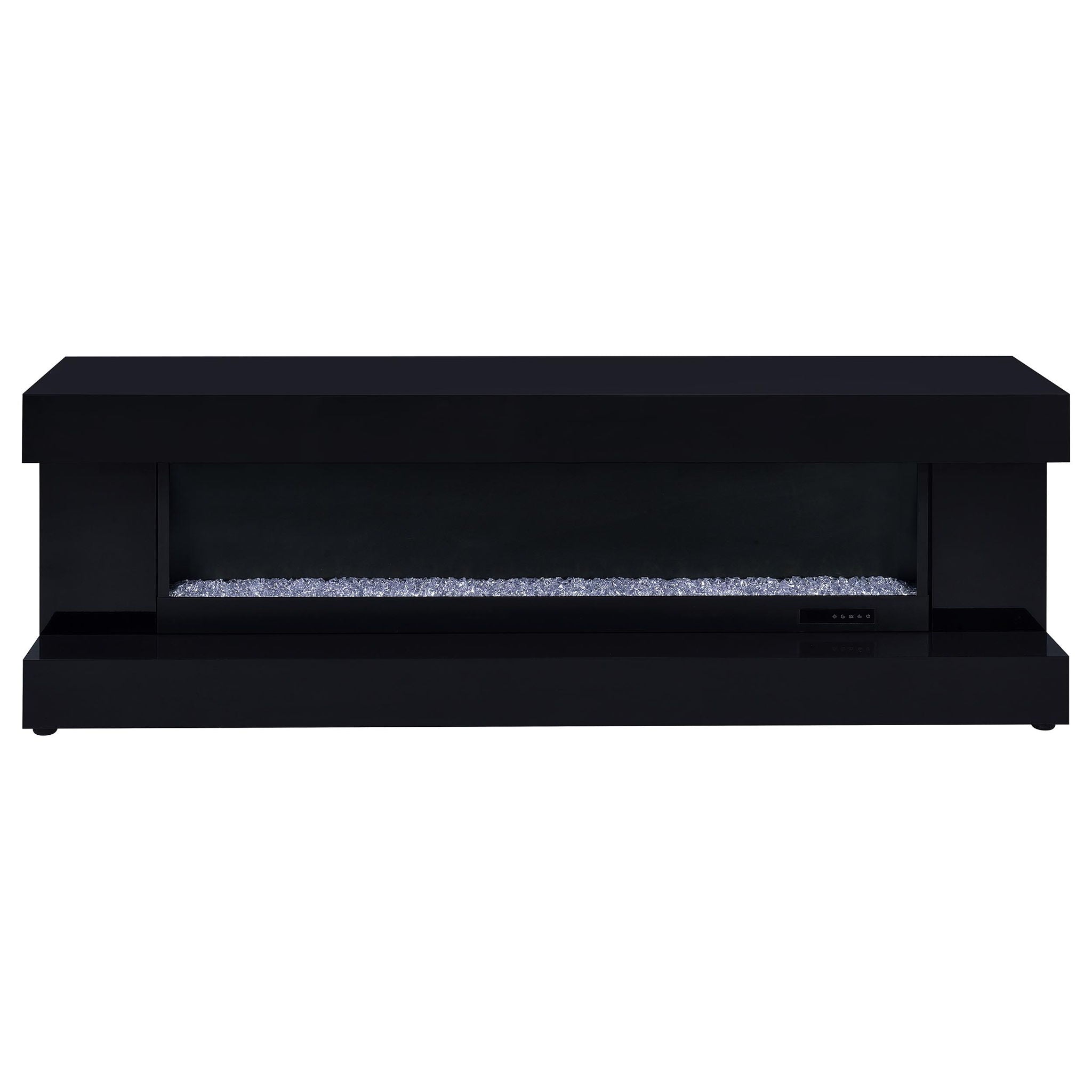 TV Stand Fireplace Console With Bluetooth Speaker