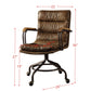 ACME Harith Office Chair in Vintage Whiskey Top Grain Leather 92416