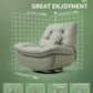 smart multifunction recliner chair electric yellow