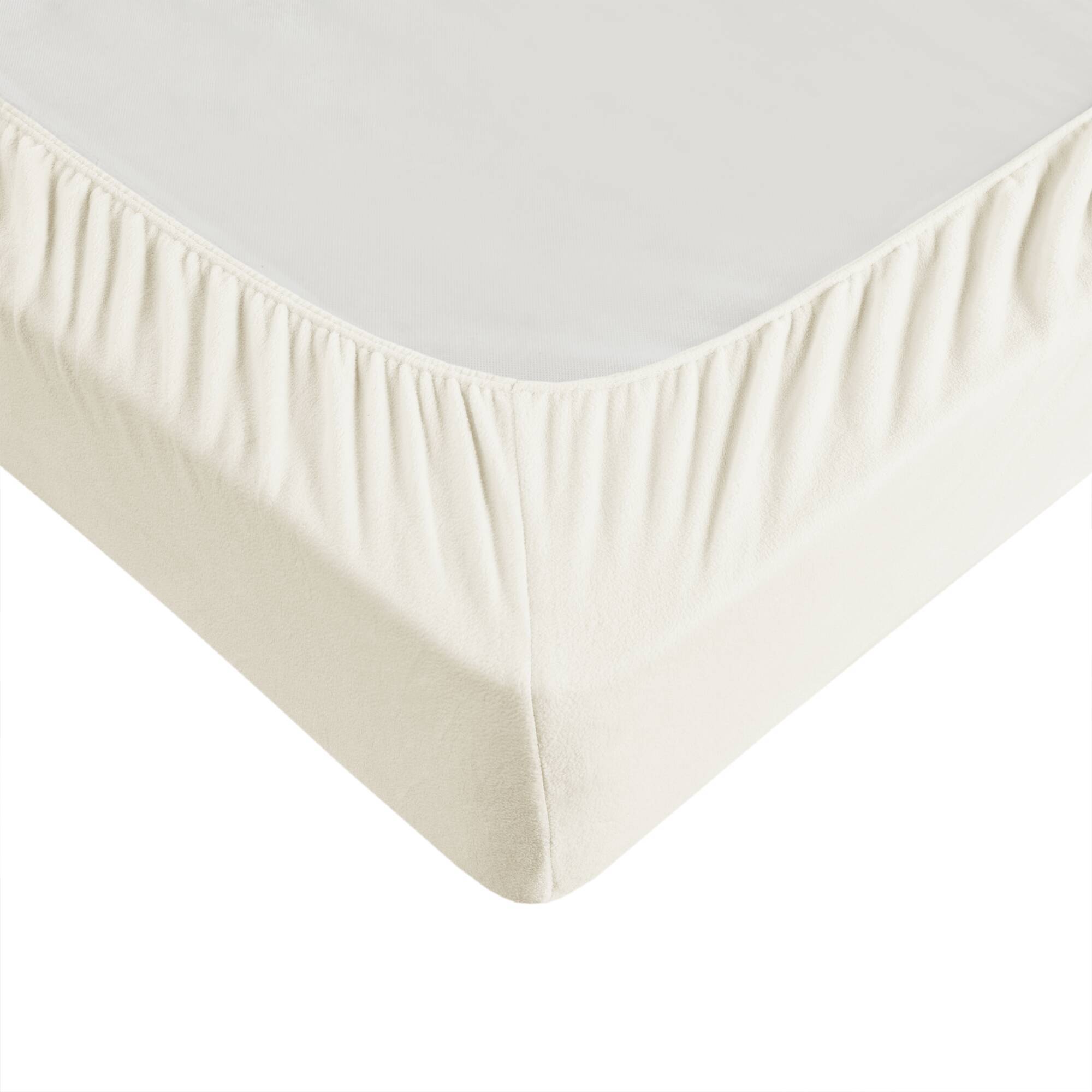 Micro Fleece - Queen Sheet Set - Ivory