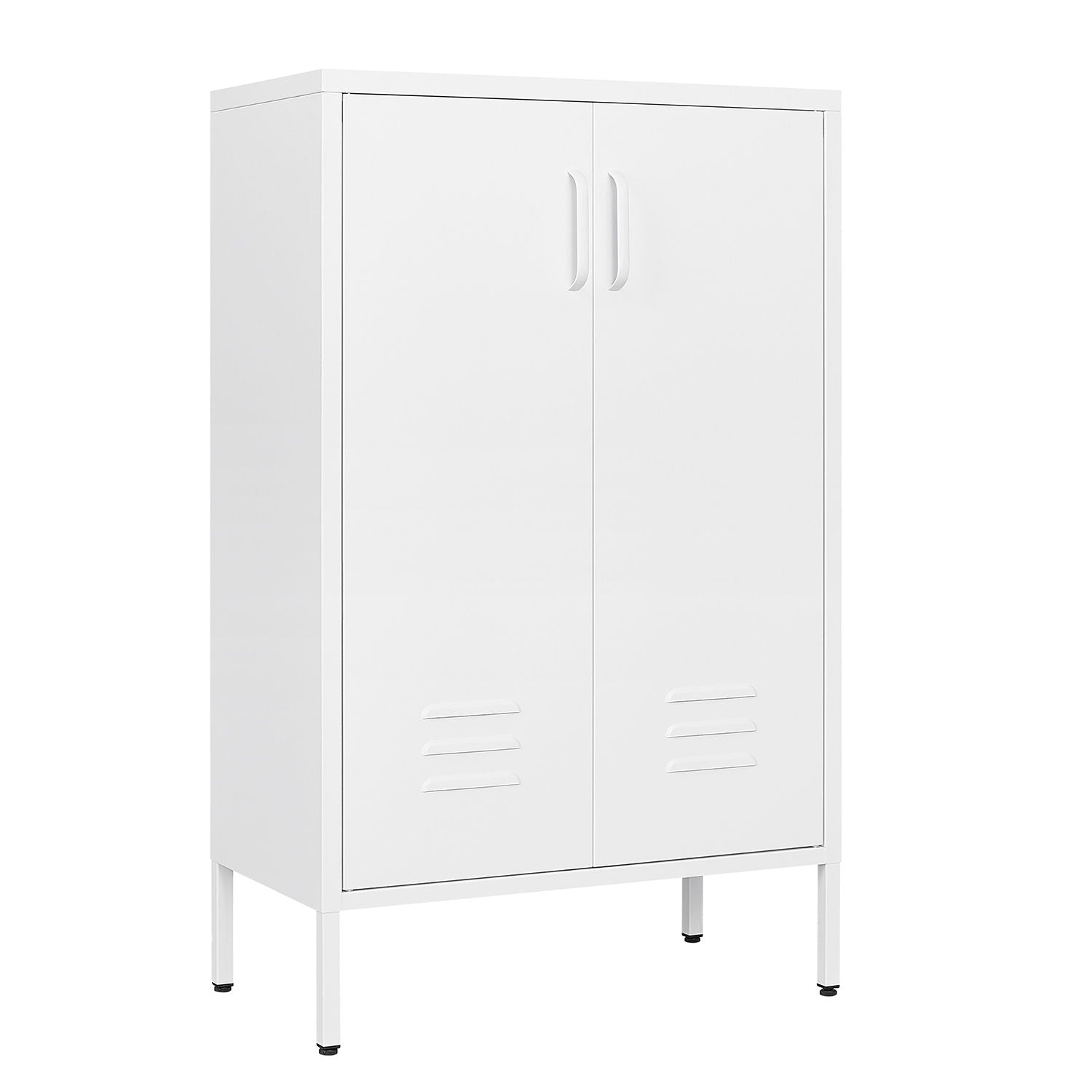 Suitable For Steel Storage Cabinets In Living Rooms, Kitchens, And Bedrooms, 2 Door Miscellaneous Storage Cabinet, Garage Tool Storage Cabinet, And Office File Cabinet 2 Movable Partitions