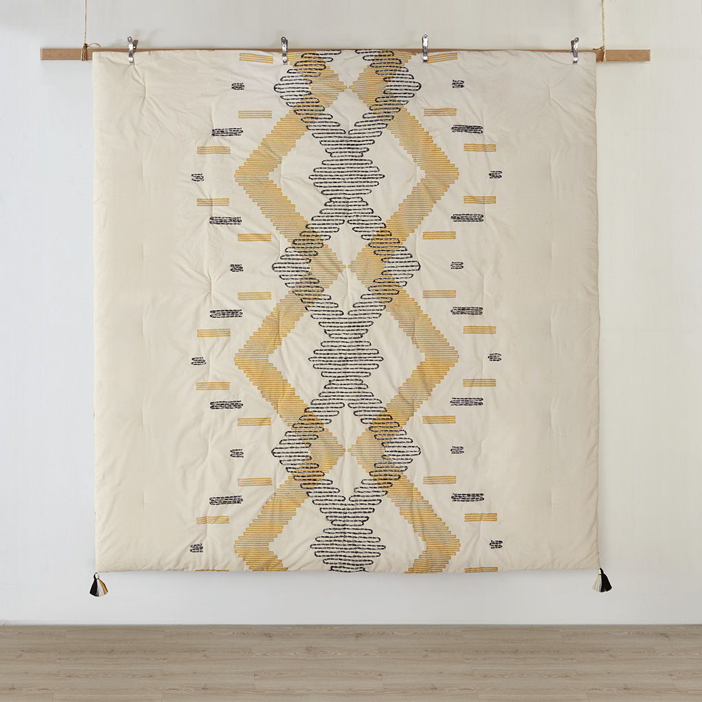Arizona - 3 Piece Comforter Set - Yellow