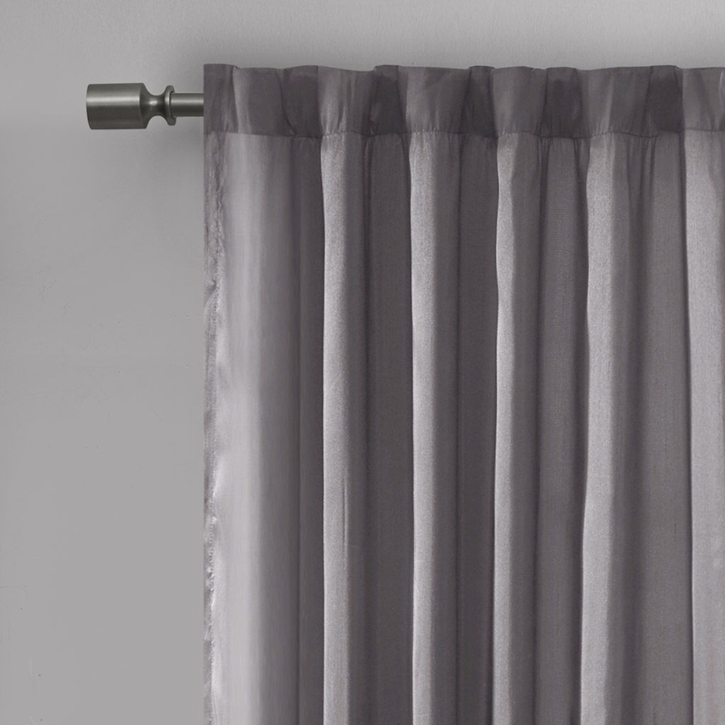 Andora - 95" Window Curtain - Gray