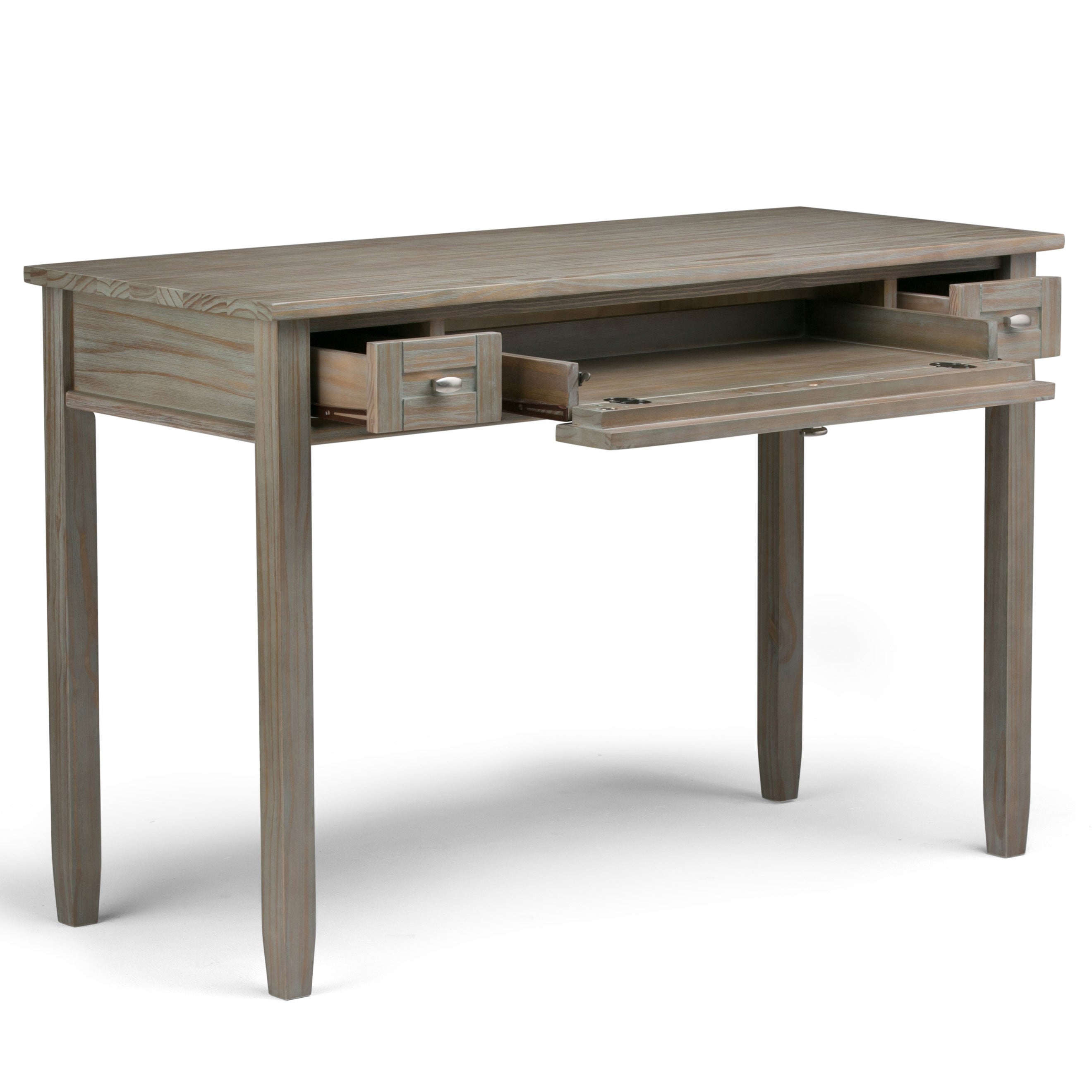 Warm Shaker - Desk - Distressed Grey