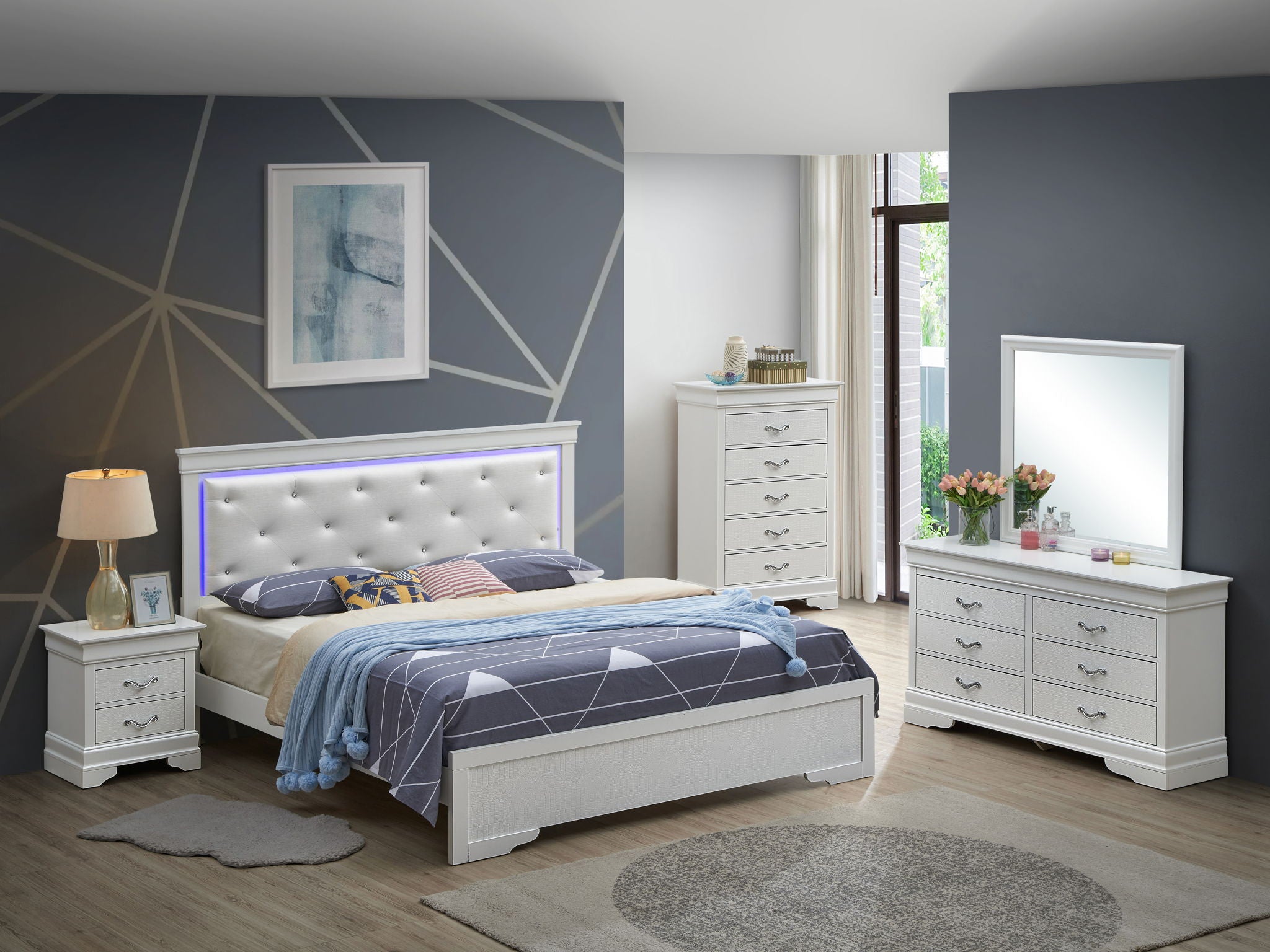 LED Elegant Bed