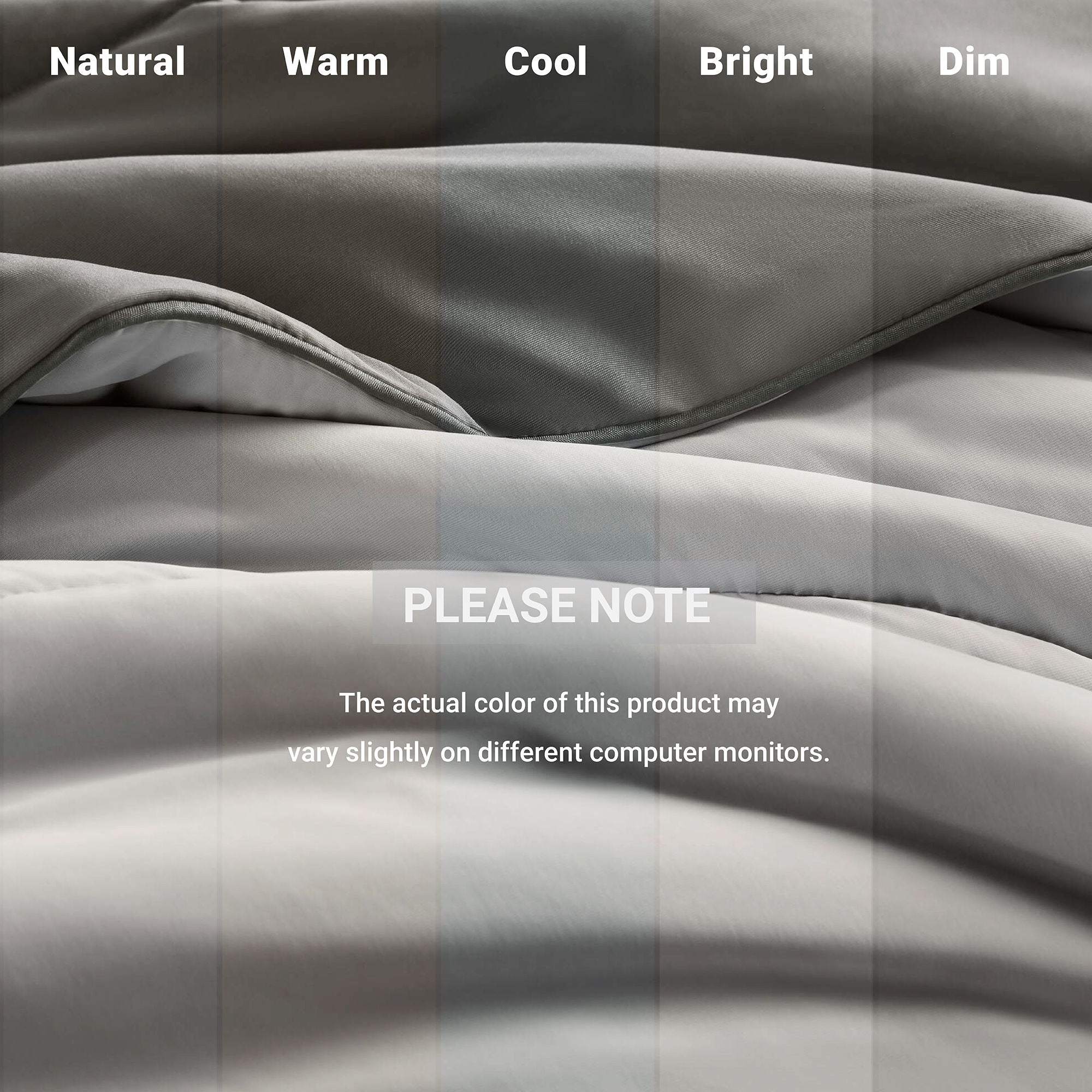 Full/Queen Reversible Tencel Comforter Blanket - Gray