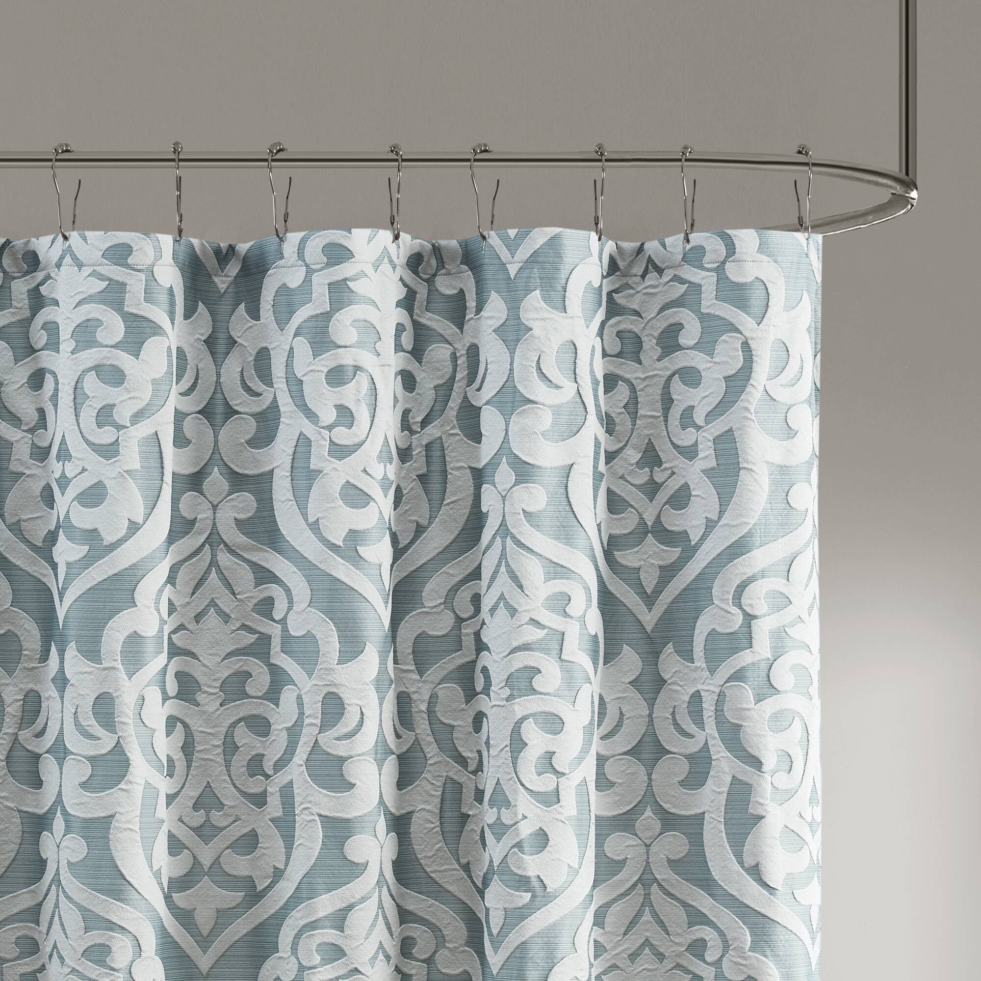 Odette - Shower Curtain - Aqua