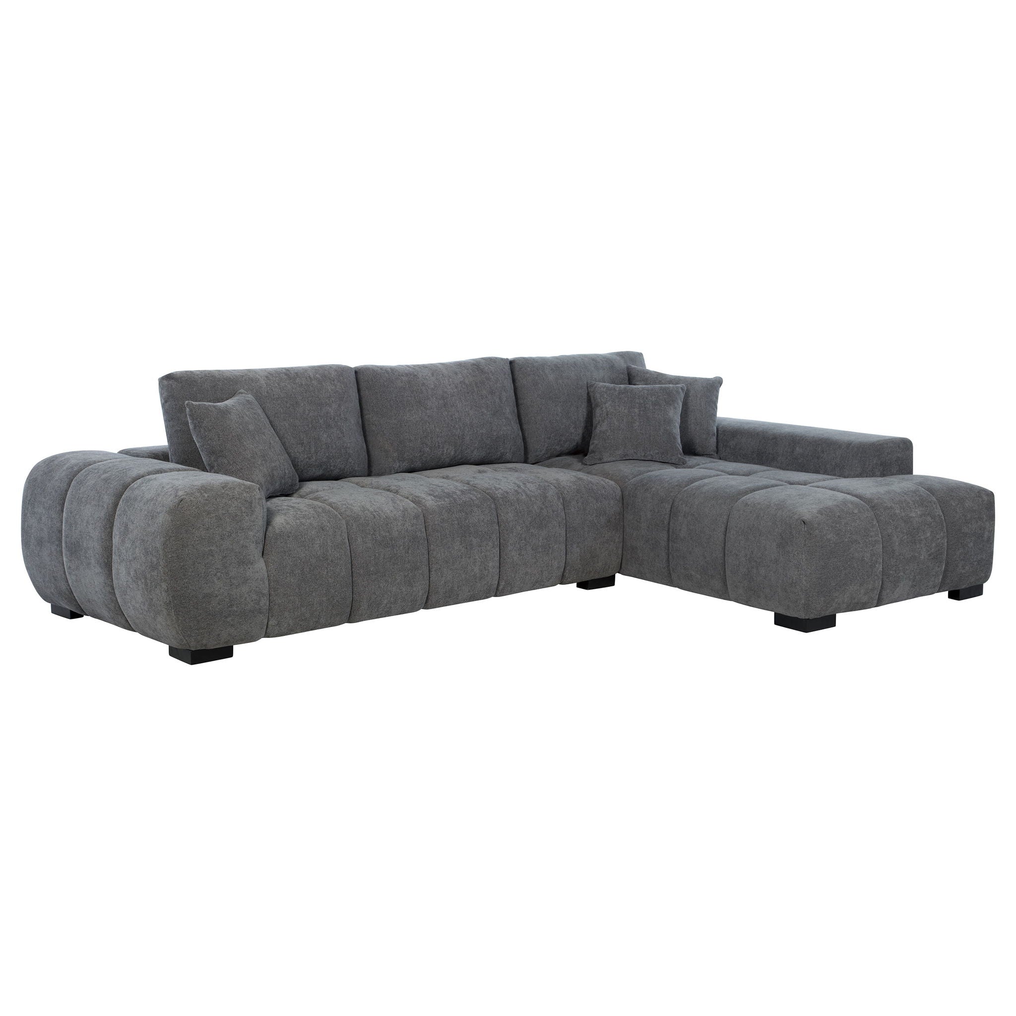 Plather - Sectional Chaise Sofa