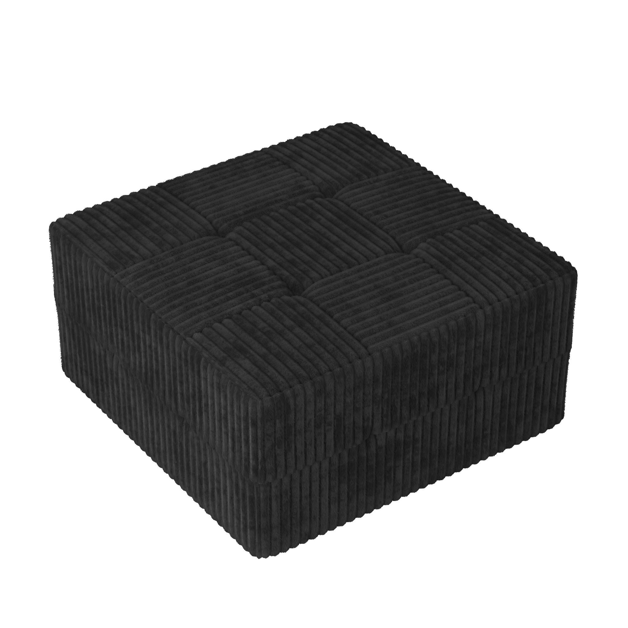 Modern Minimalist Ottoman Sofa Compressed Sectional Couch Sleeper