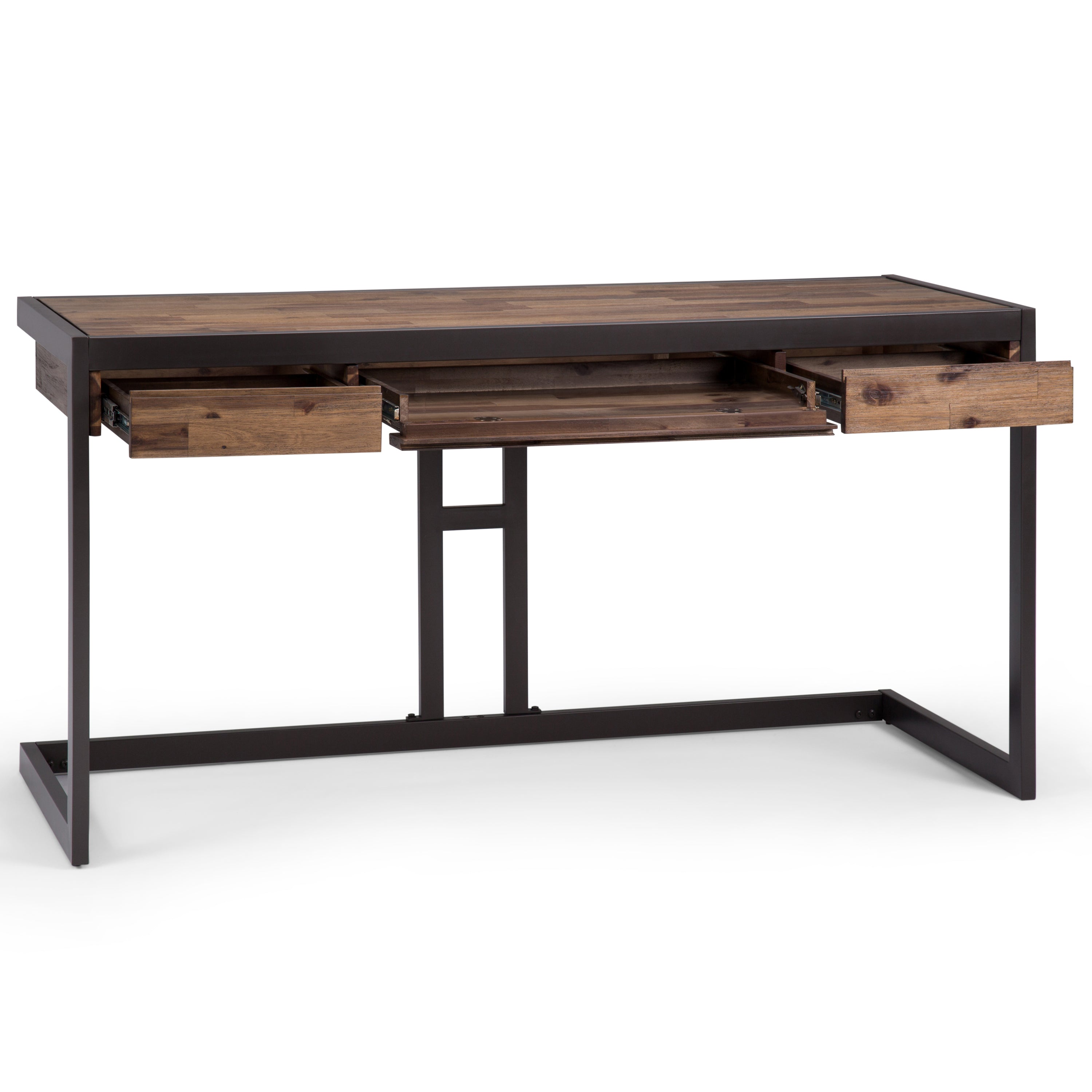 Erina - Desk - Rustic Natural Aged Brown